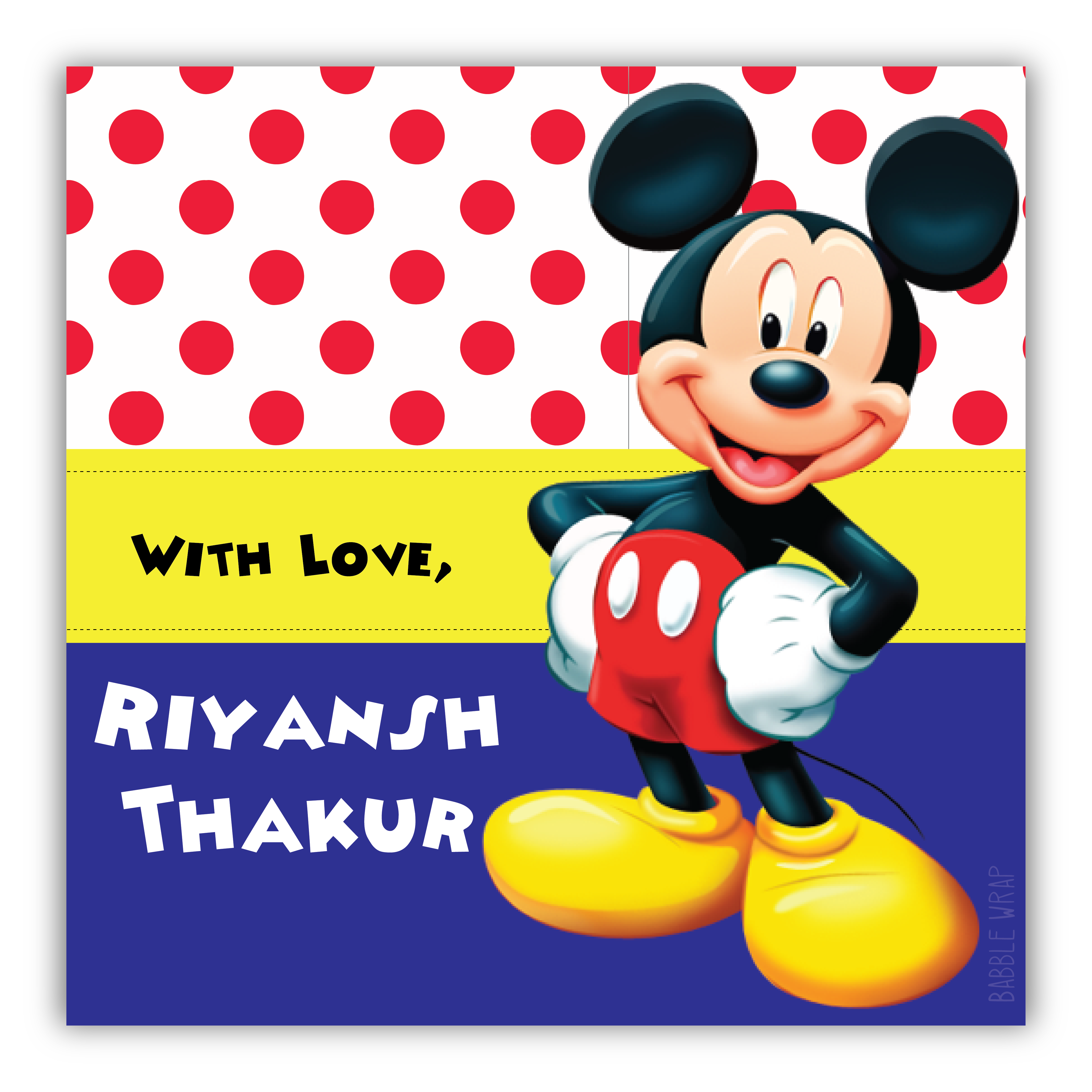 Gift Tag - Mickey’s Magic (Set of 24)