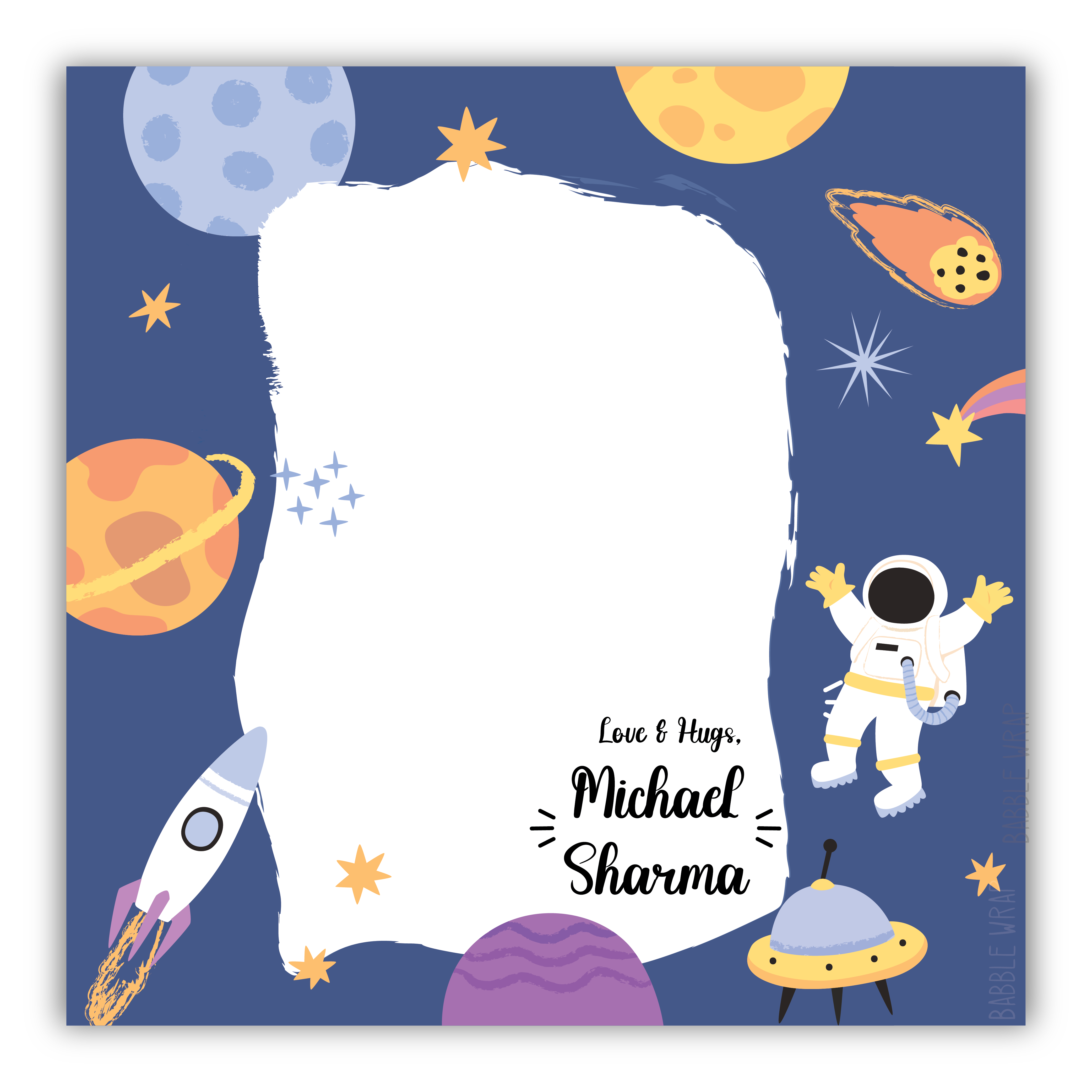 Gift Tag - Astronaut’s Adventure (Set of 24)