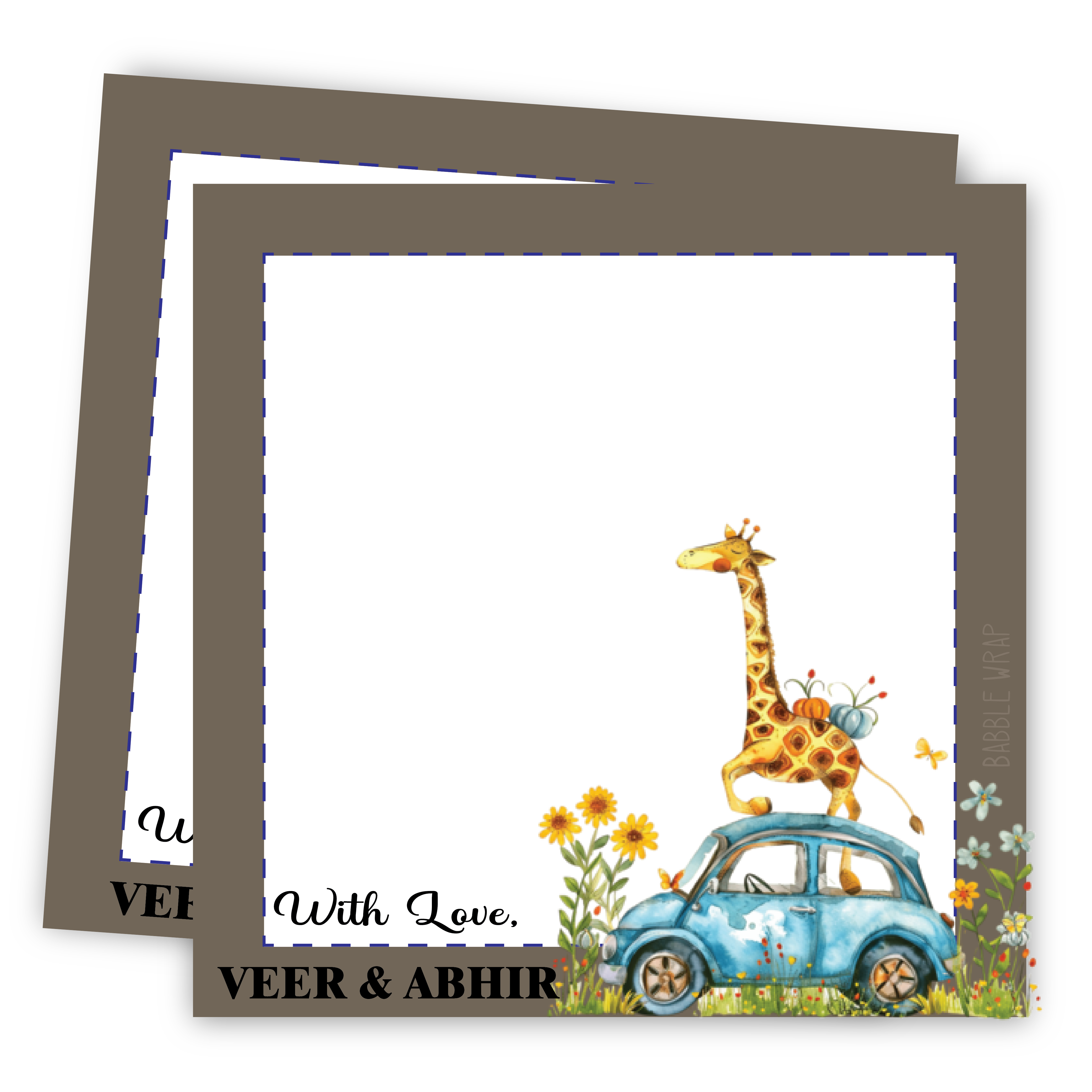 Gift Tag - Giraffe’s Journey (Set of 24)