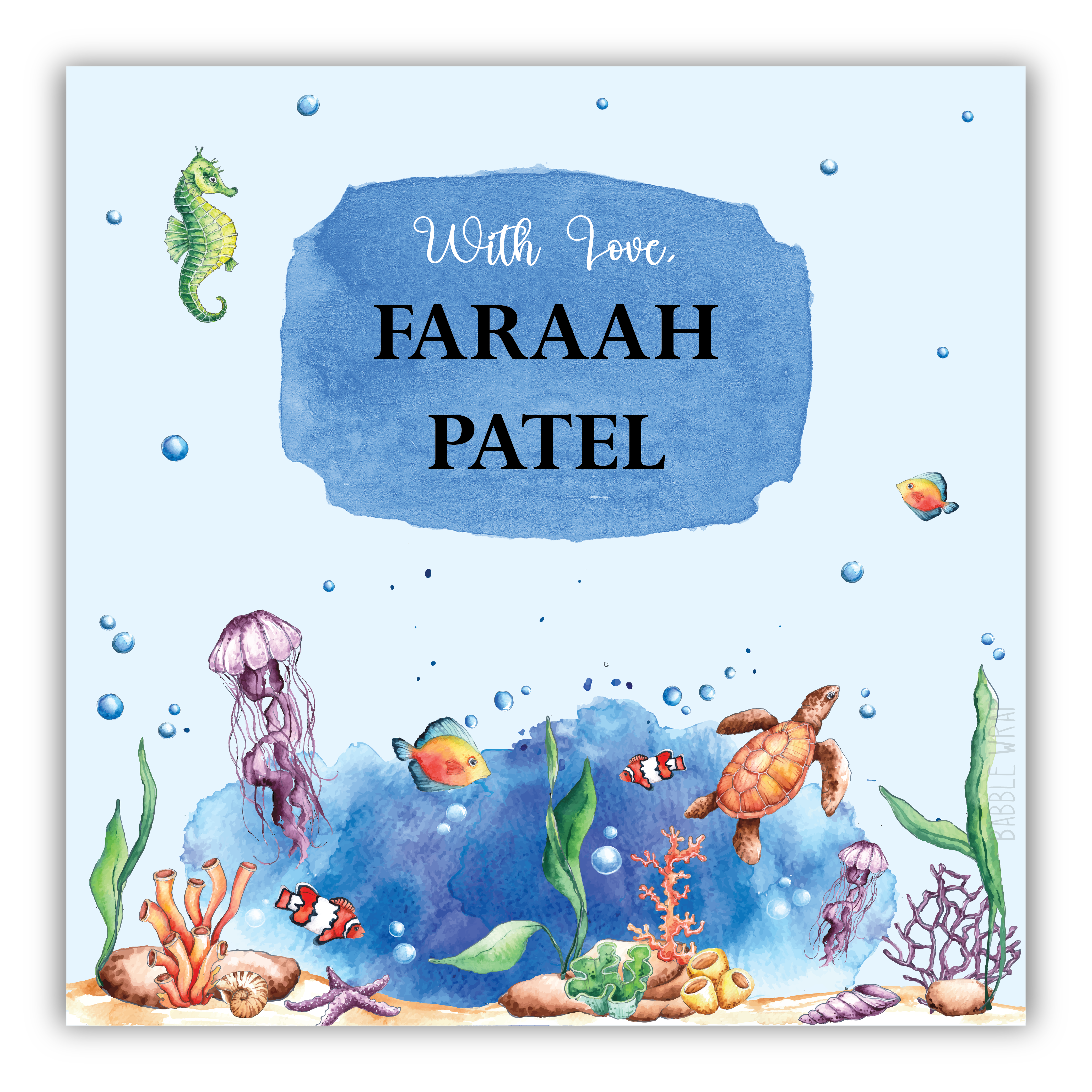 Gift Tag - Under the Sea (Set of 24)