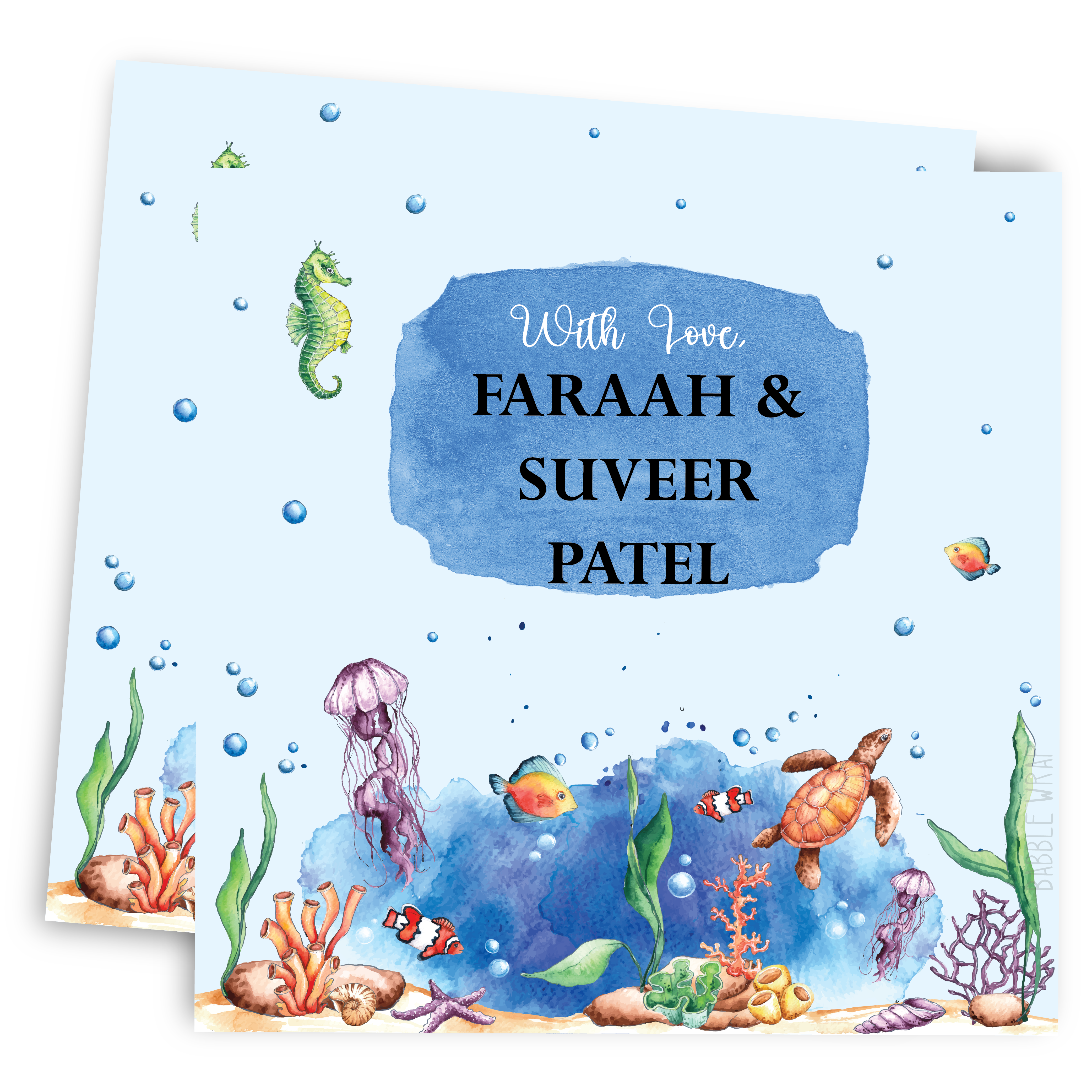 Gift Tag - Under the Sea (Set of 24)