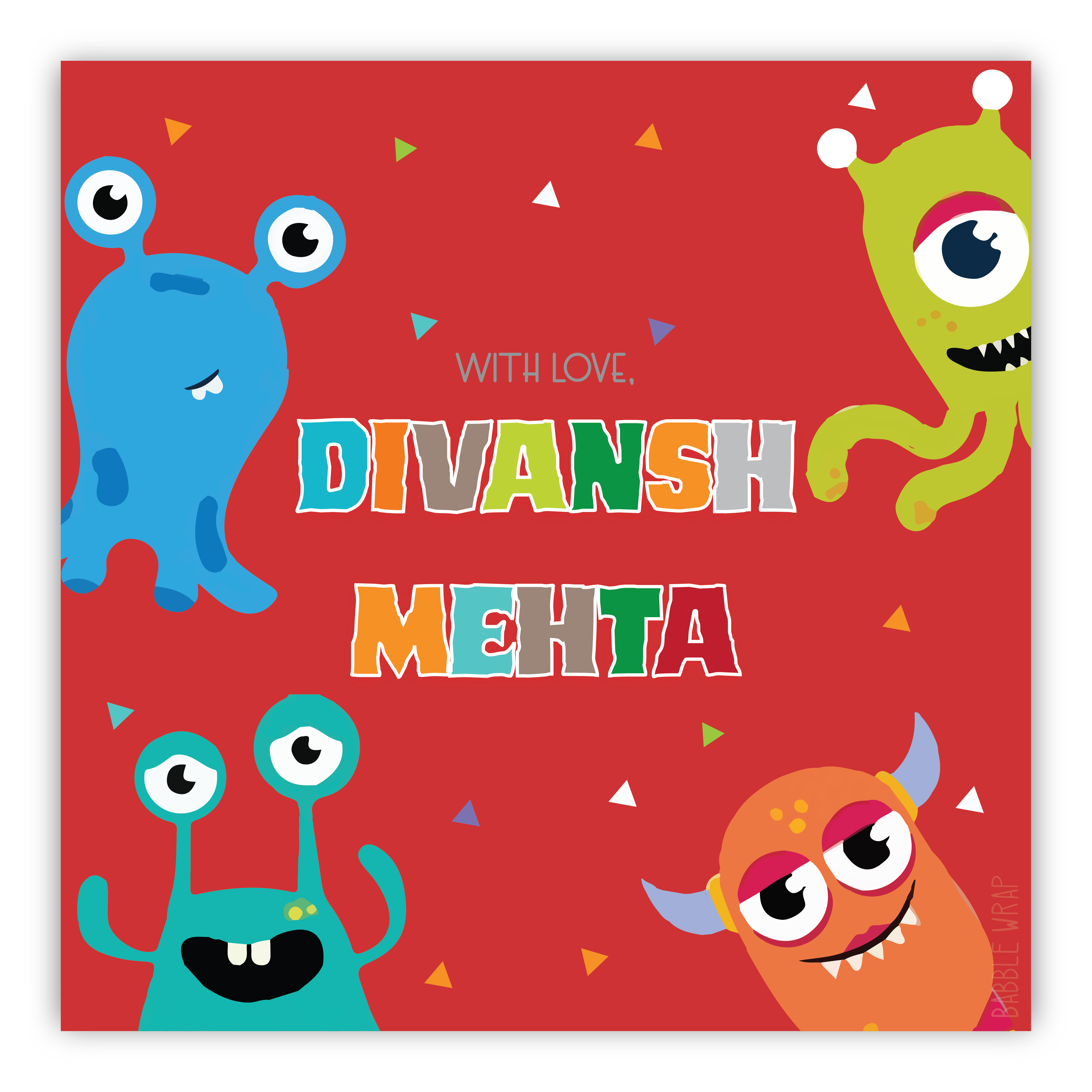 Gift Tag - Monster Mash (Set of 24)