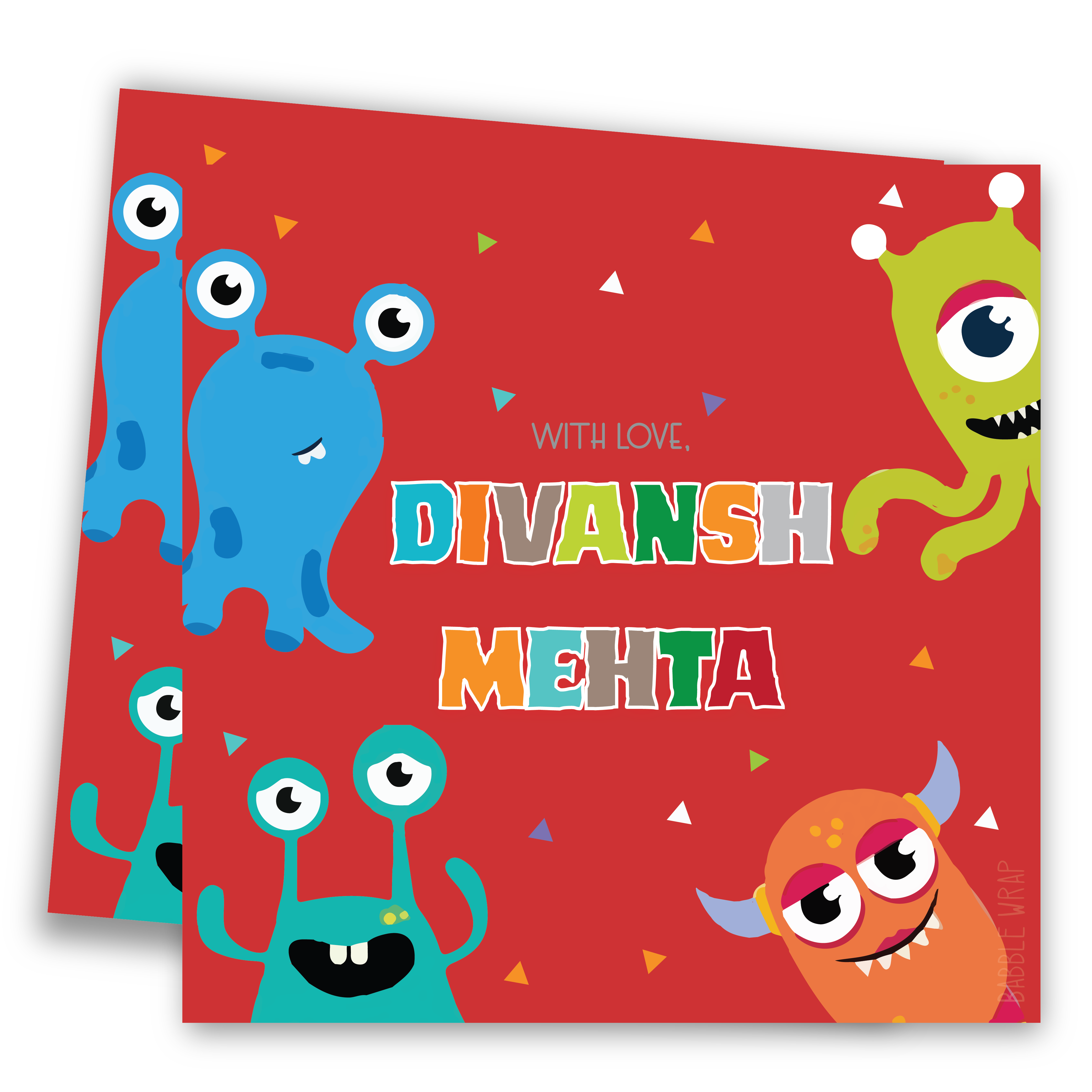 Gift Tag - Monster Mash (Set of 24)