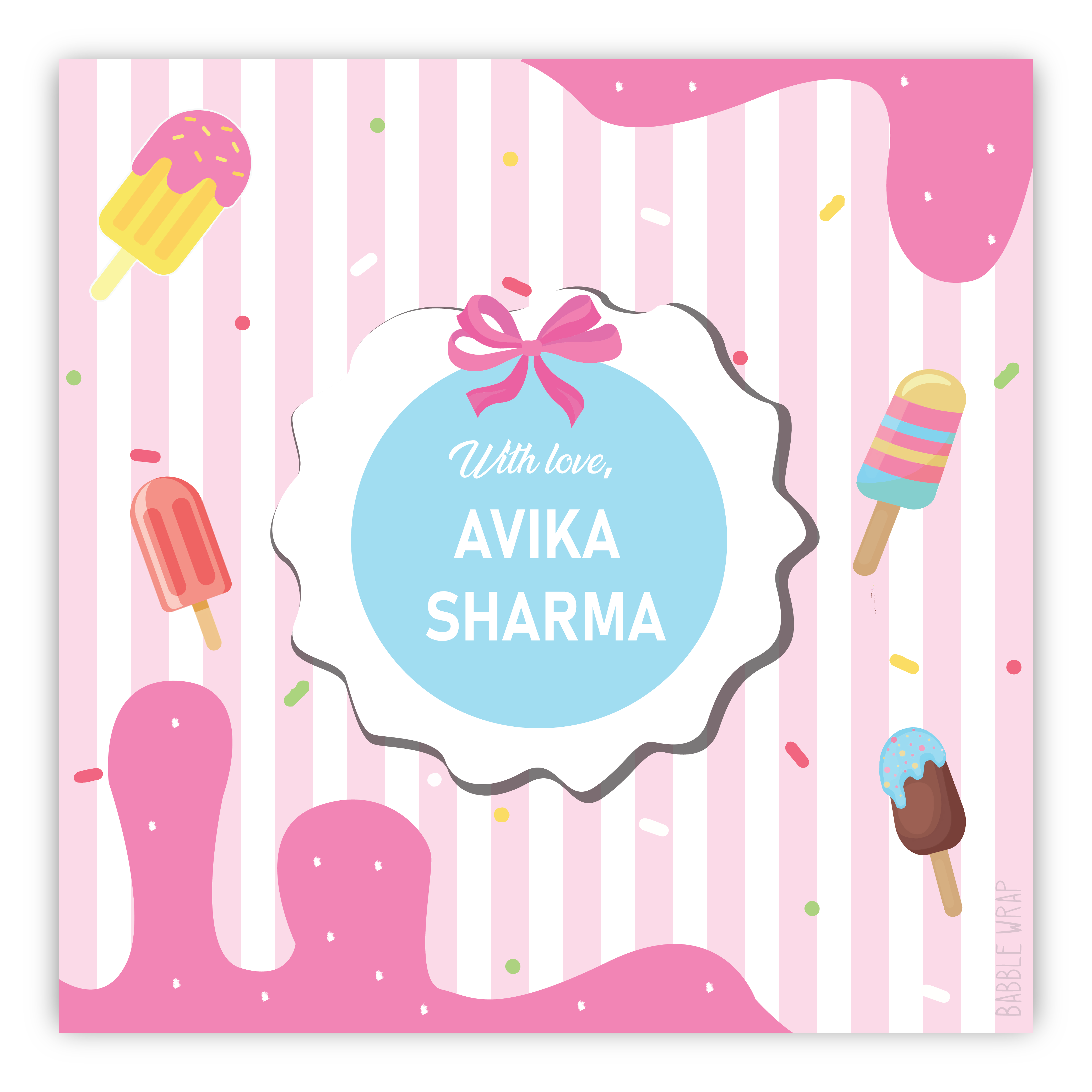 Gift Tag - Ice Cream Delights (Set of 24)