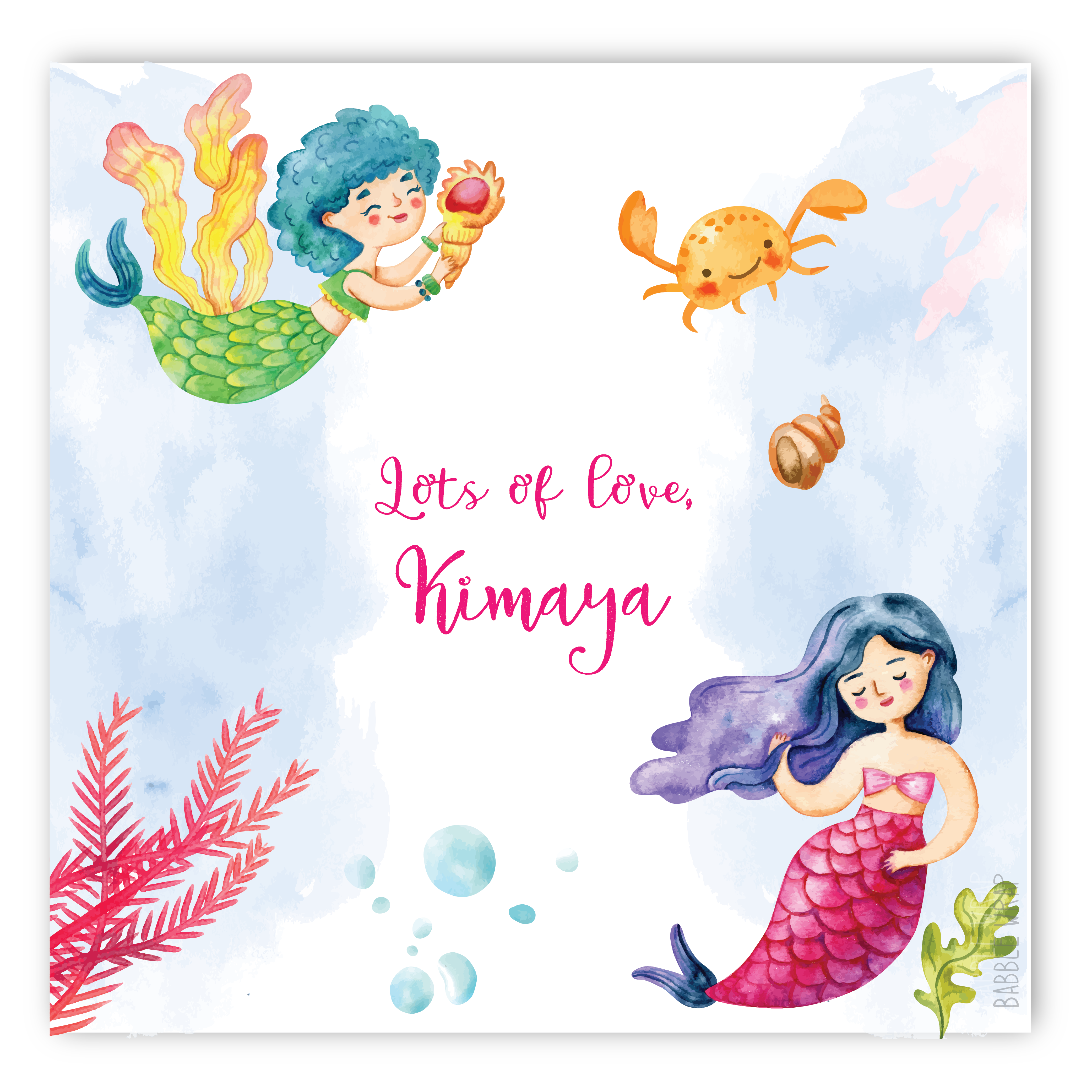 Gift Tag - Mystical Mermaids (Set of 24)