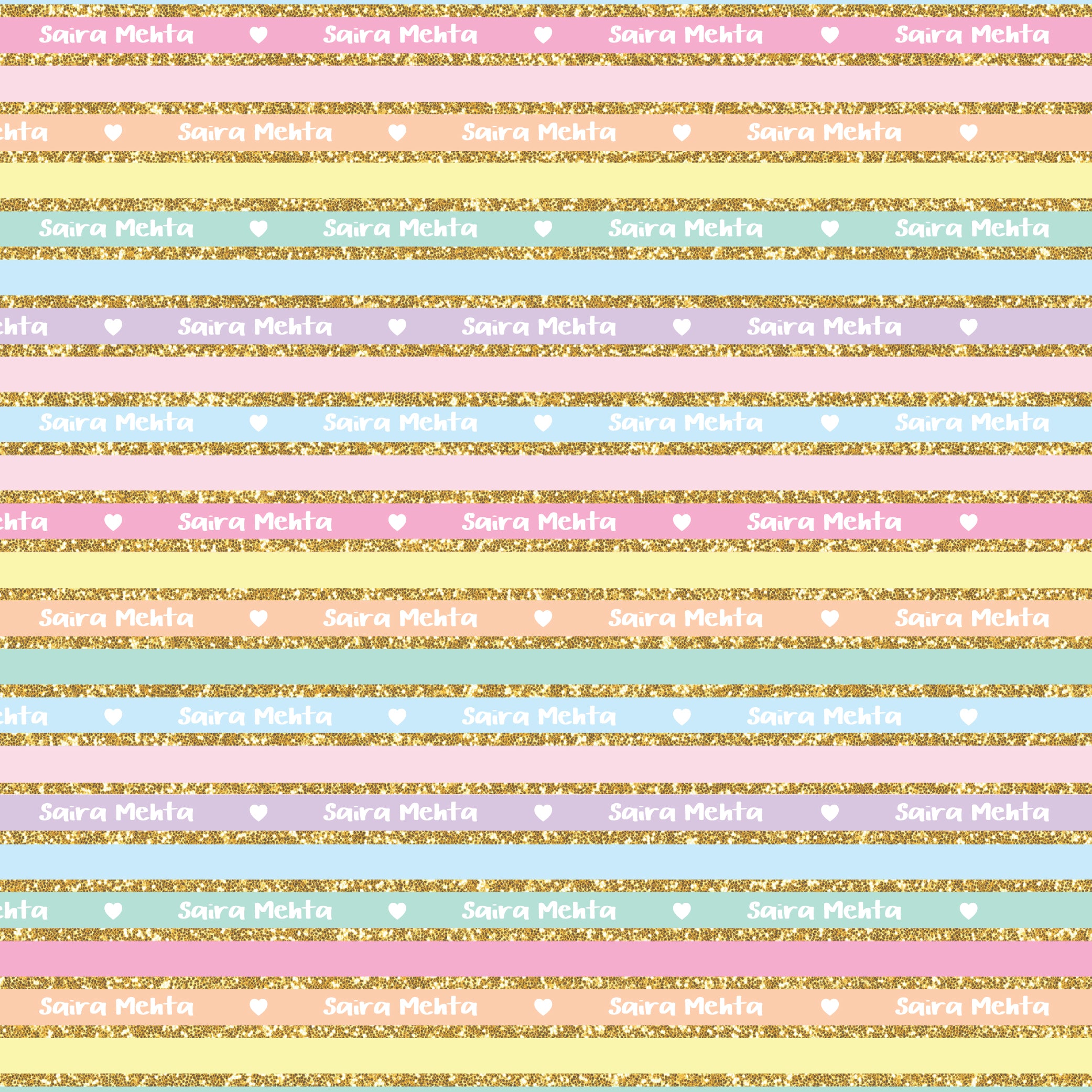 Personalised Wrapping Paper 19 x 26.5" - Set of 10