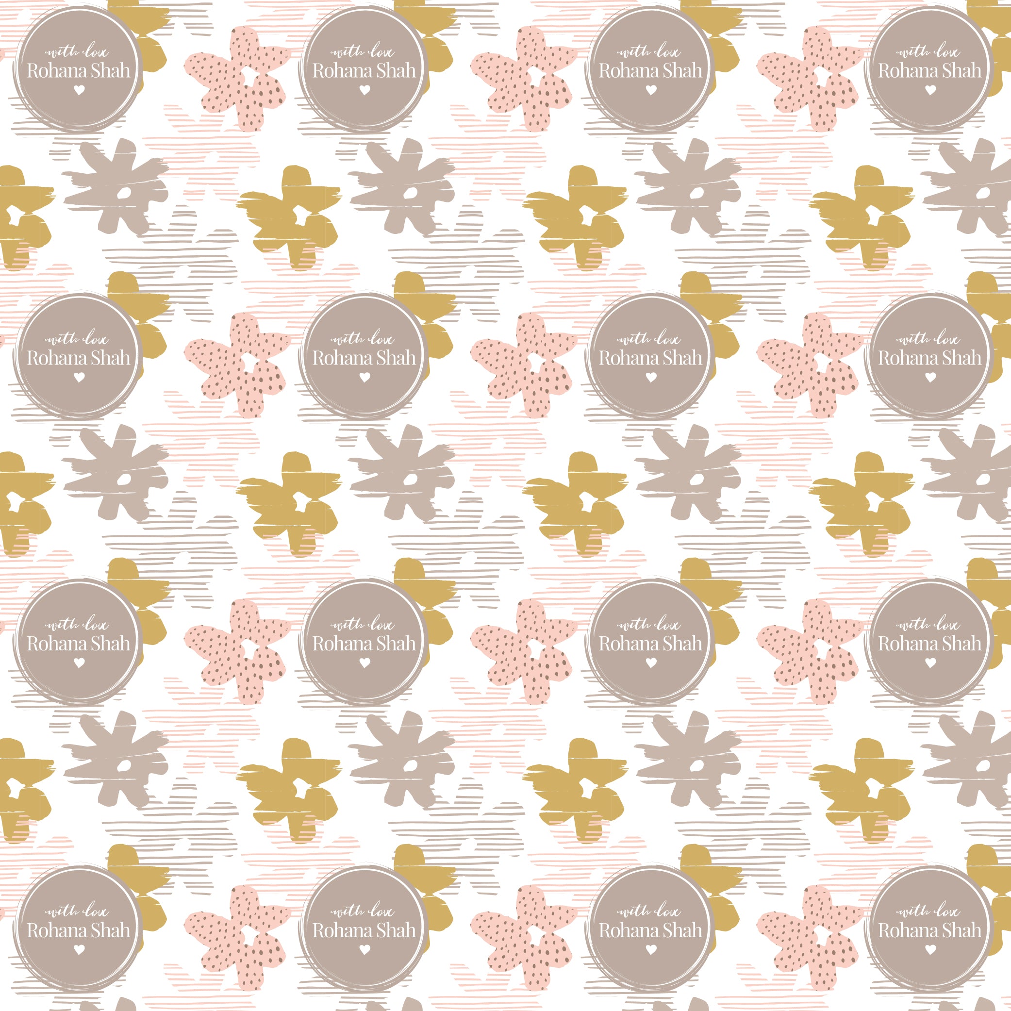 Personalised Wrapping Paper 19 x 26.5" - Set of 10