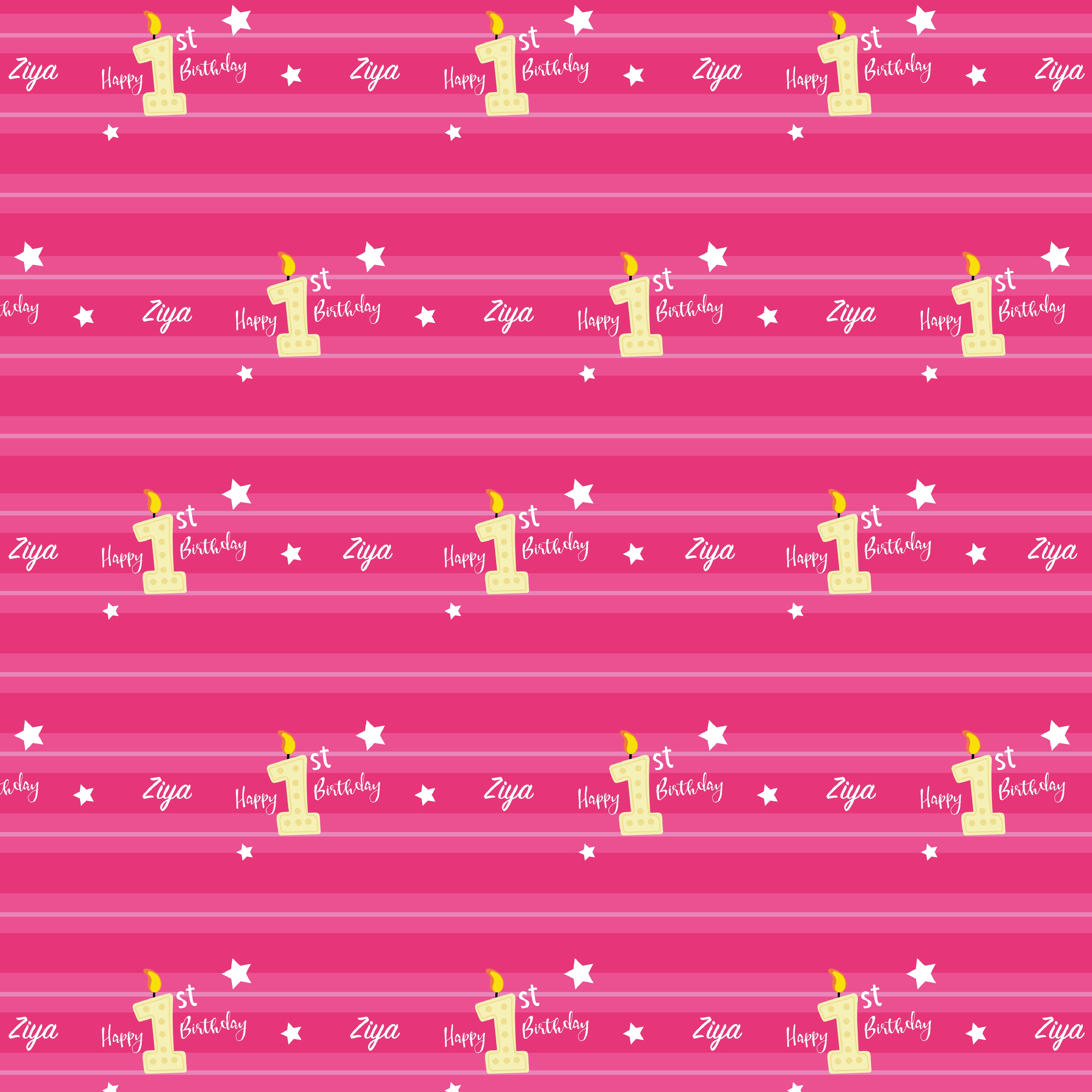 Personalised Wrapping Paper 19 x 26.5" - Set of 10