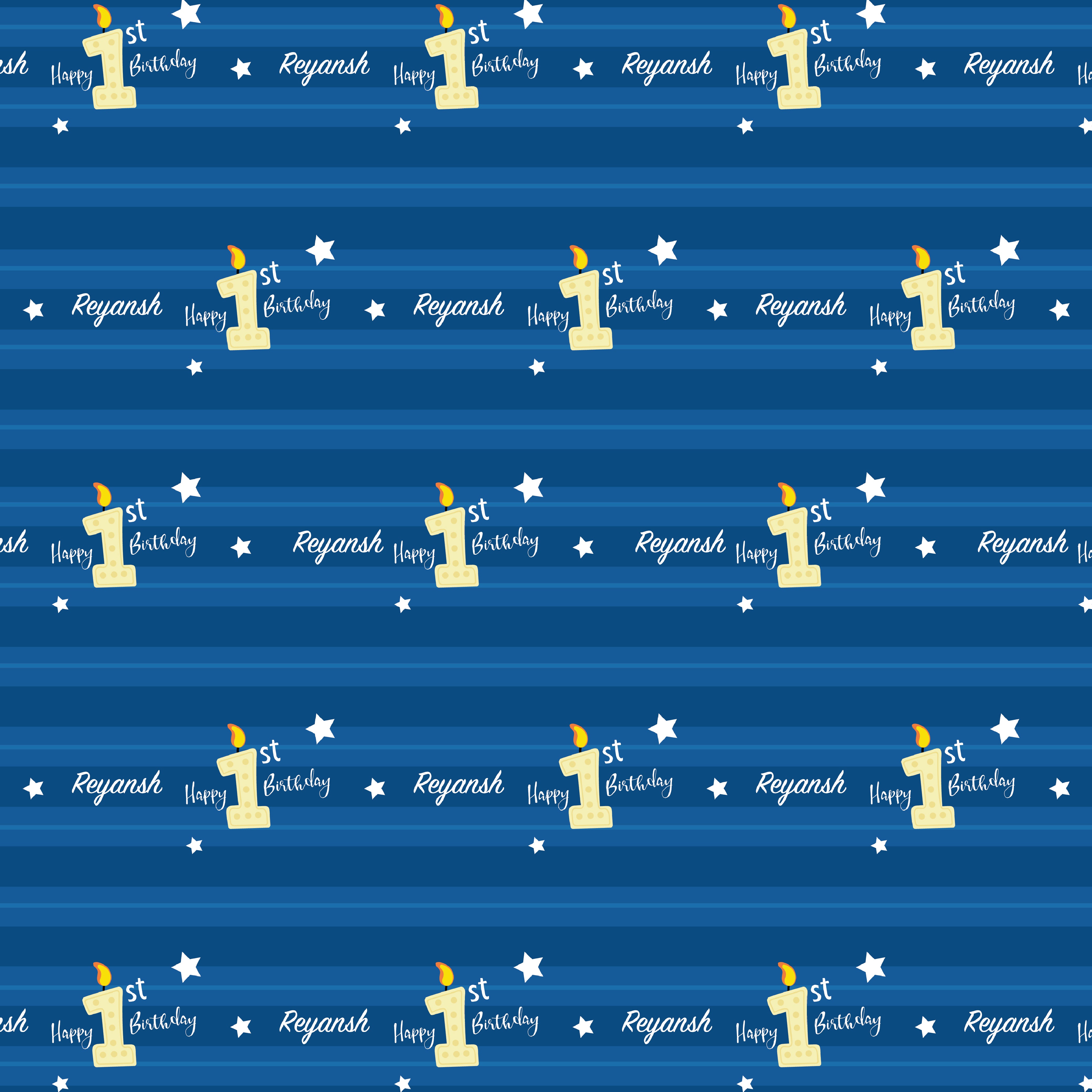 Personalised Wrapping Paper 19 x 26.5" - Set of 10