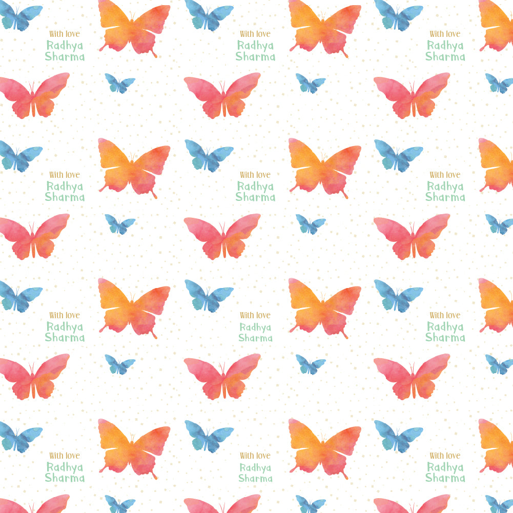 Personalised Wrapping Paper 19 x 26.5" - Set of 10