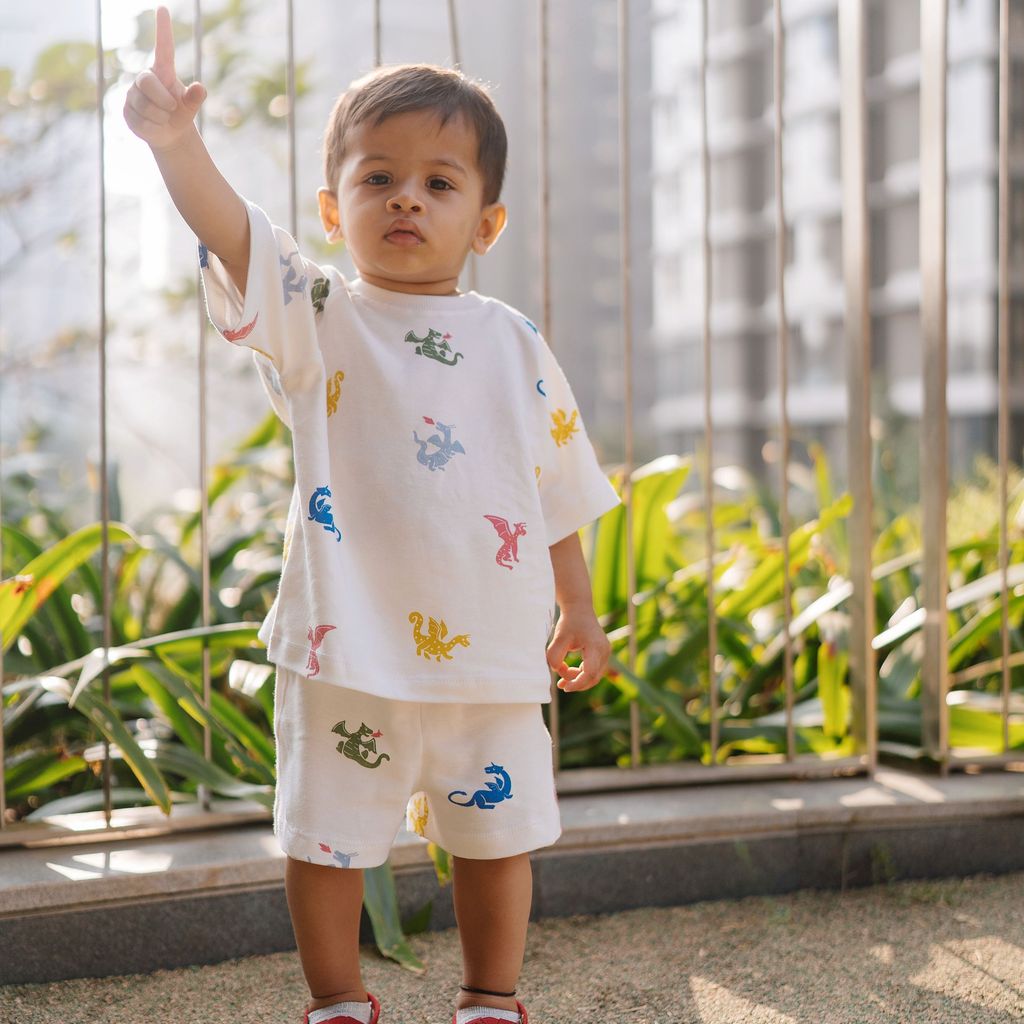 Organic Tee & Shorts Co-ord Set