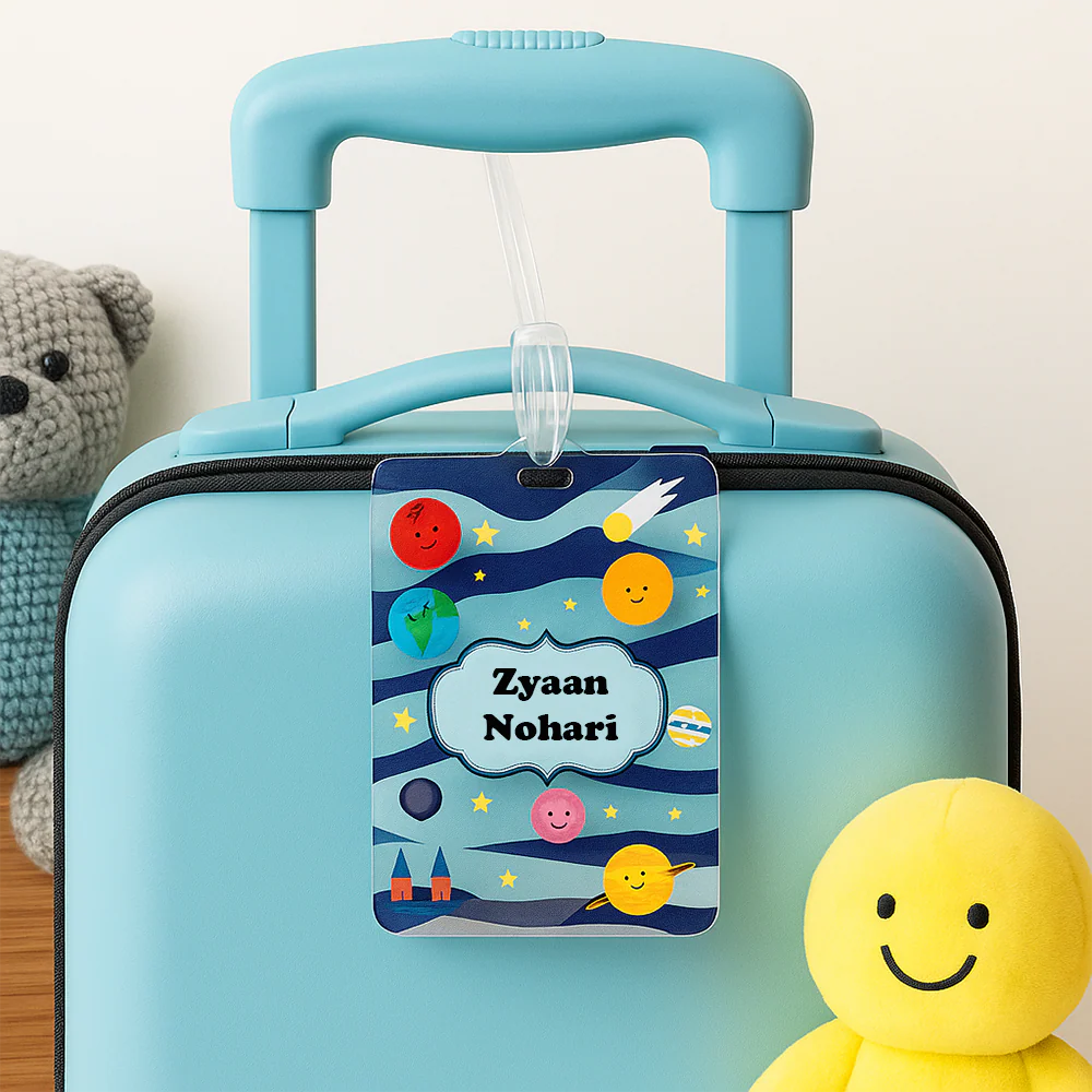 Personalised Acrylic Luggage Tag