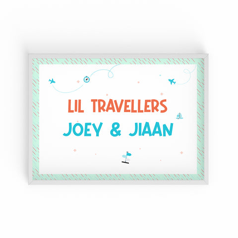 Doodle's Name Frame - Lil Travellers (Style 2)