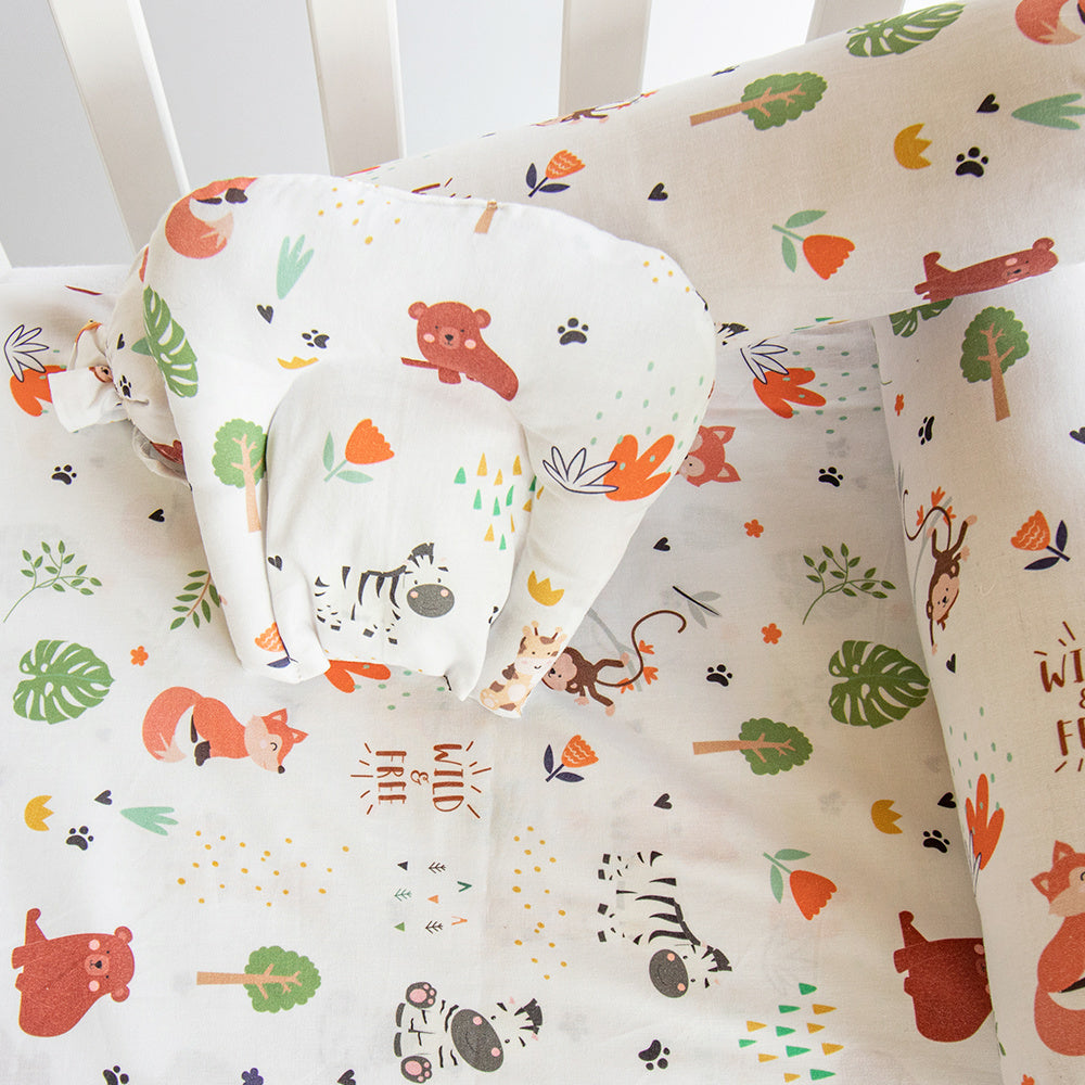 Baby Animals - Organic Bedding Gift Basket (Collective)