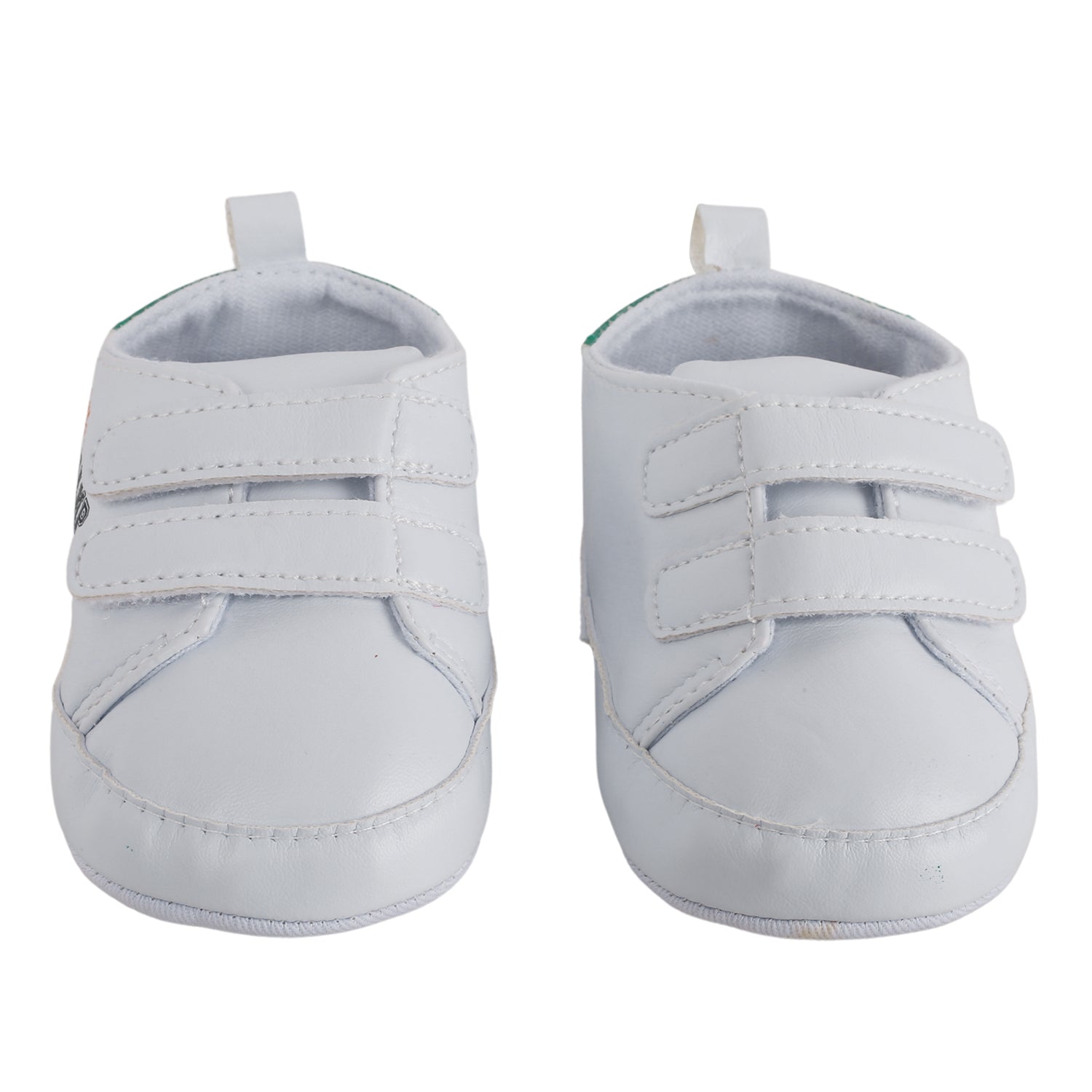 Baby Moo Little Champ White Velcro Sneakers
