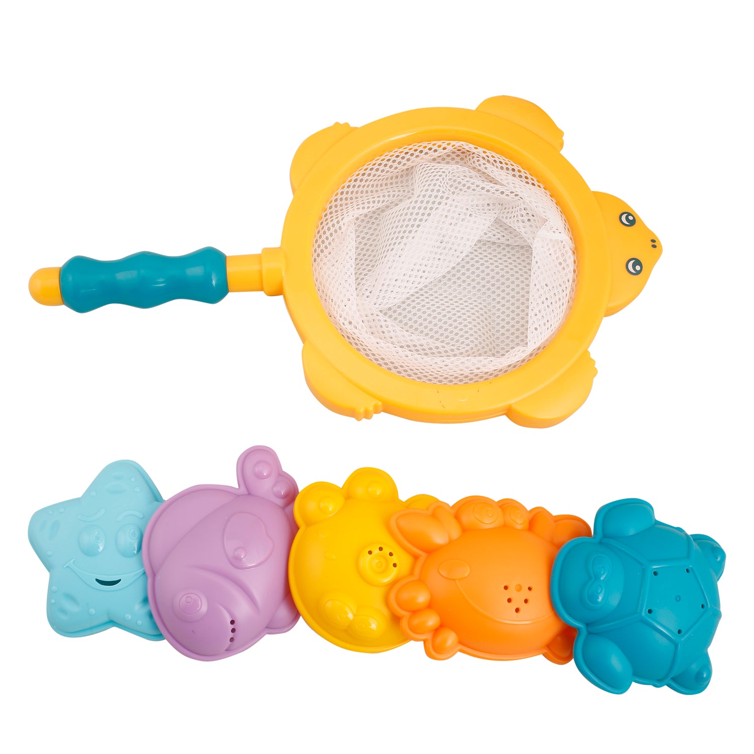 Baby Moo Rescuing My Ocean Friends Multicolour Set Of 5 Bath Toy