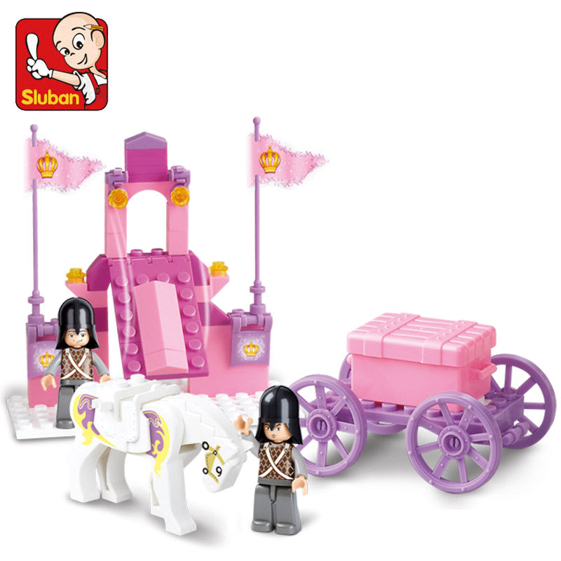 SLUBAN® The Royal Carriage (M38-B250) (137 Pieces) Building Blocks Kit For Girls 