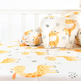 Baby Giraffe & Cute Polka - Bedding Essentials Gift Basket