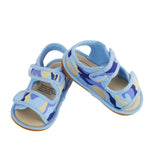 Baby Moo Camouflage Print Blue Open Toe Sandals
