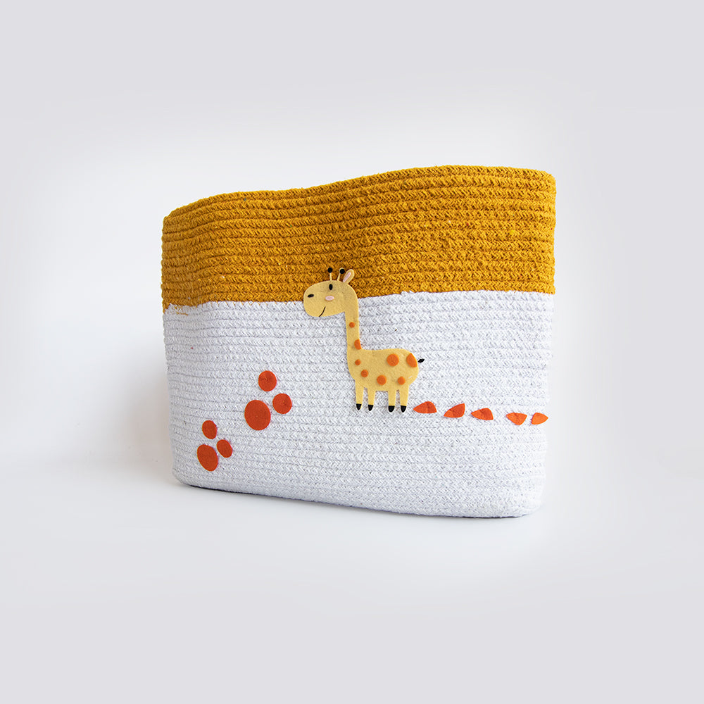 Baby Giraffe - Cotton Rope Basket- Individual/ Set of 2