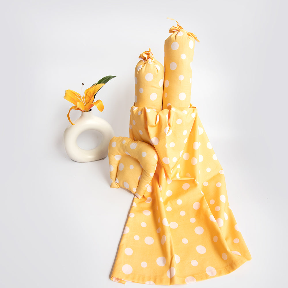 Cute Polka - Organic Cot Bedding Gift Set