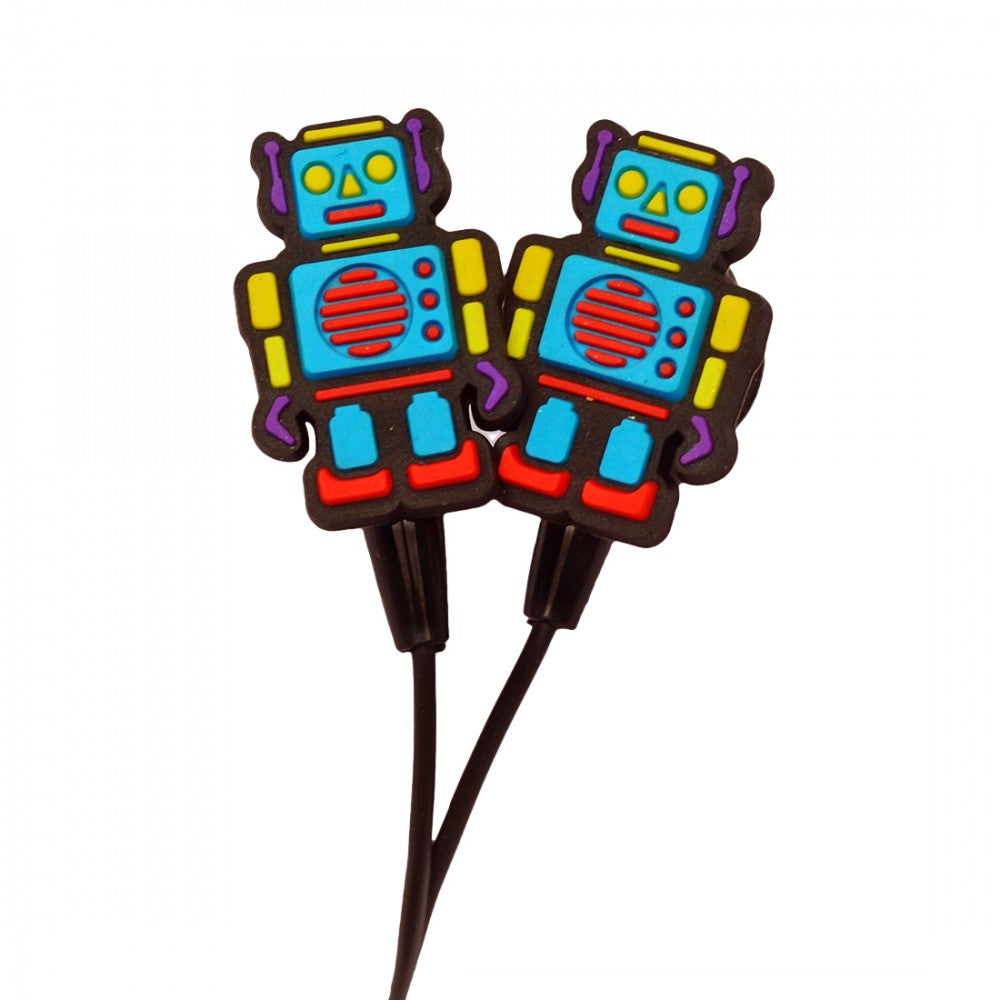 Robot Charm Earbuds