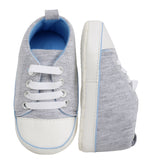Baby Moo Grey Lace Up Sneakers