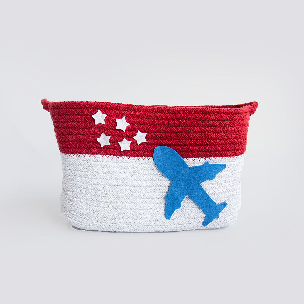 Lil Travellers- Cotton Rope Basket - Individual/ Set Of 2