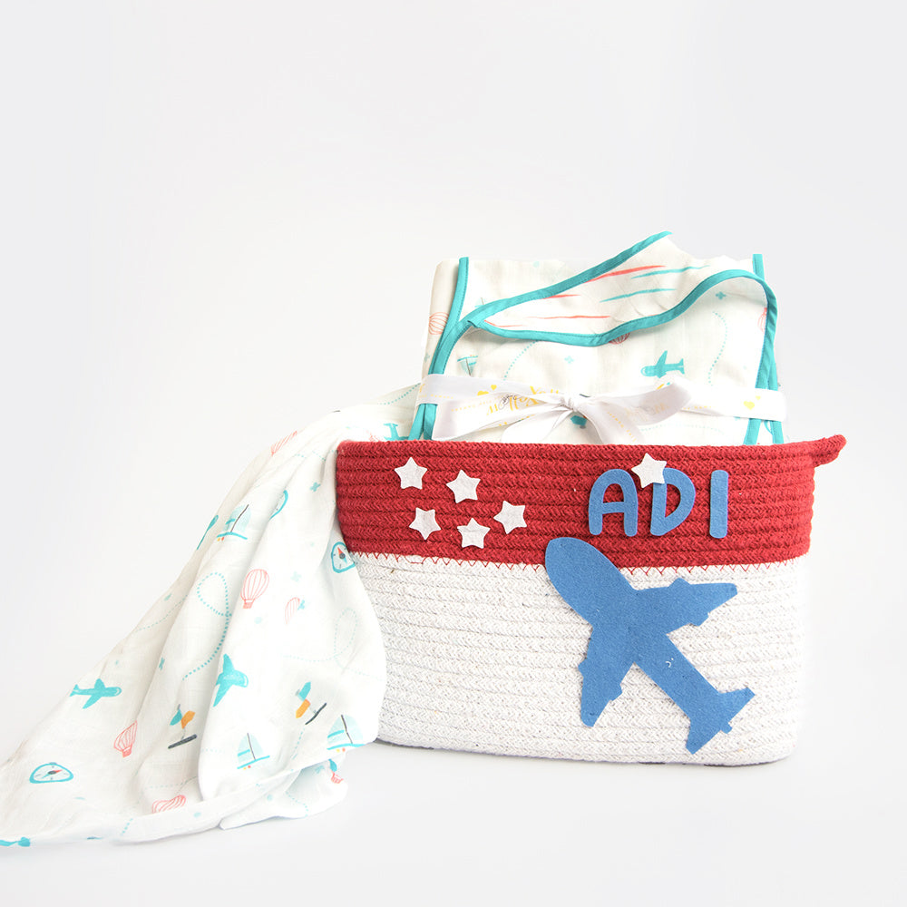 Lil Travellers - Welcome Baby Gift Basket