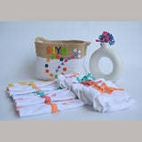 All Hearts Basket - Everyday Essentials Nappy & Vest (Set of 10)