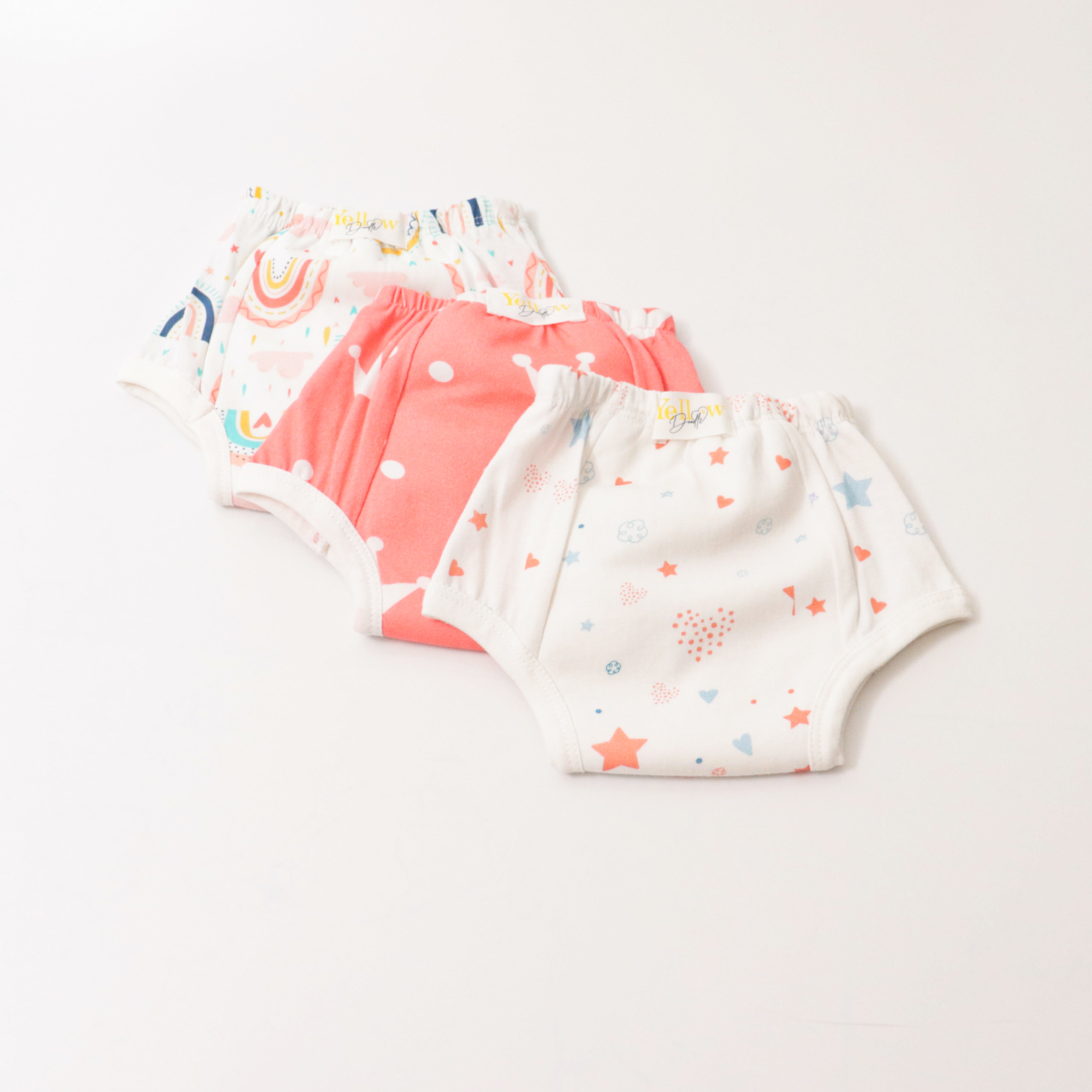 Peach Love (Set Of 3) Pull-Up Toddler Training Pants