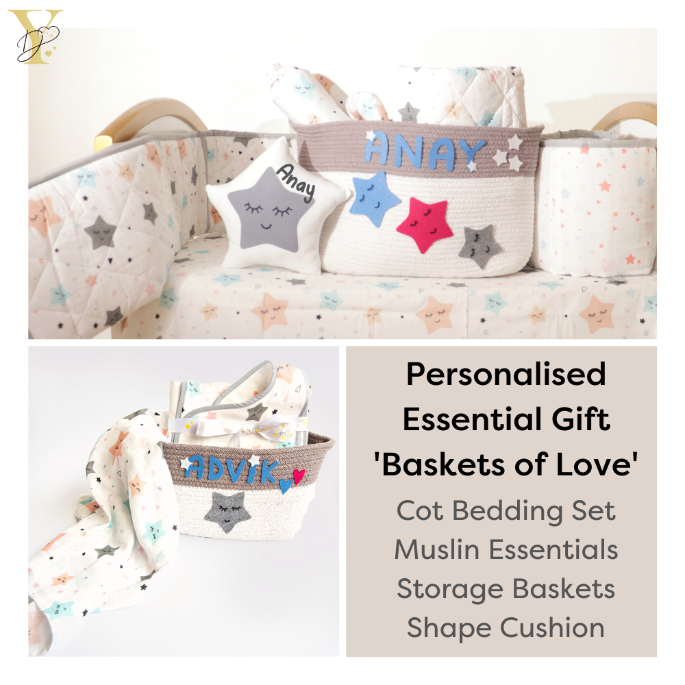 Twinkly Stars - Personalised Essential Gift 'Baskets Of Love'