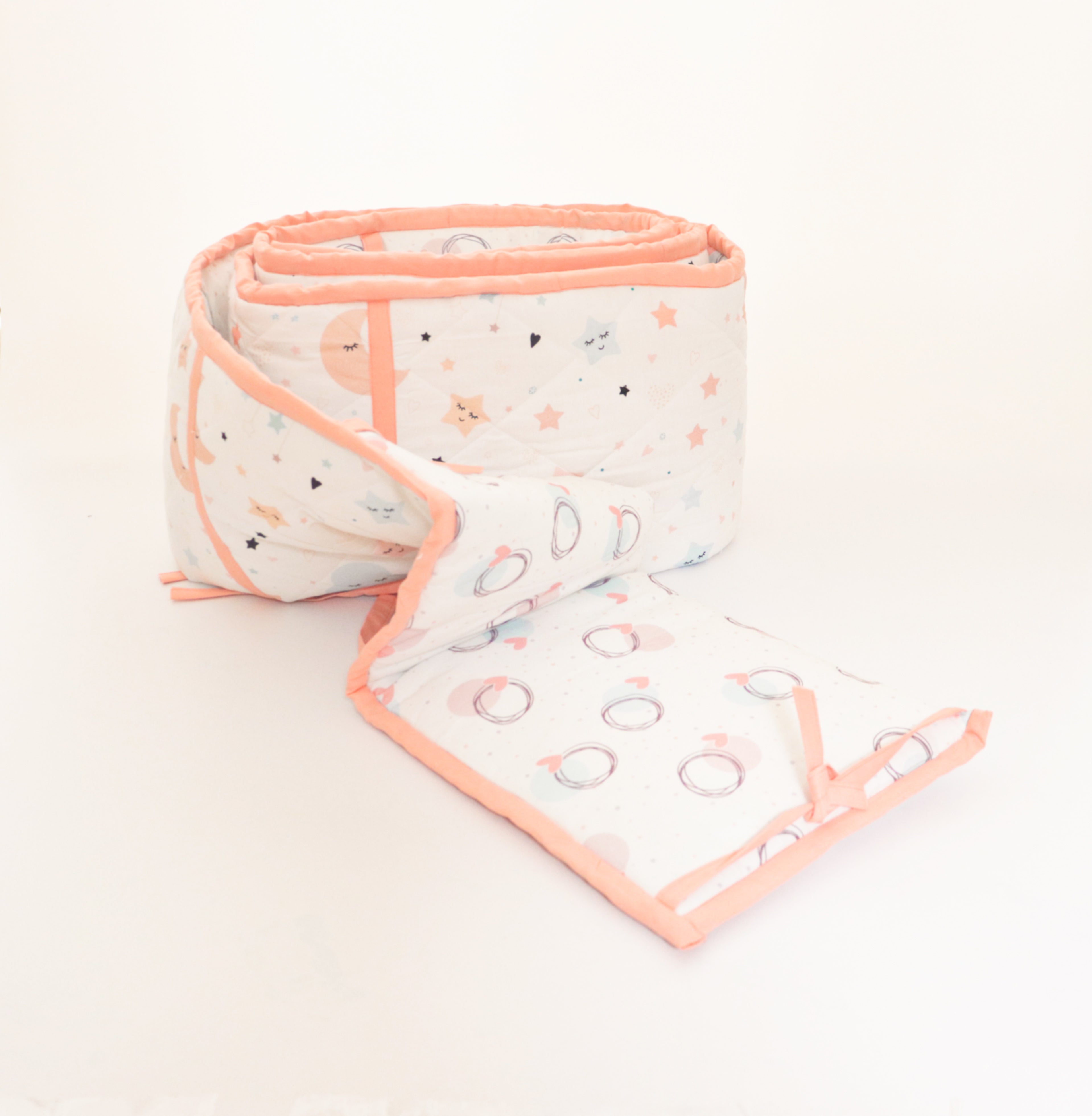 In The Sky - Quilted Cot Bumper