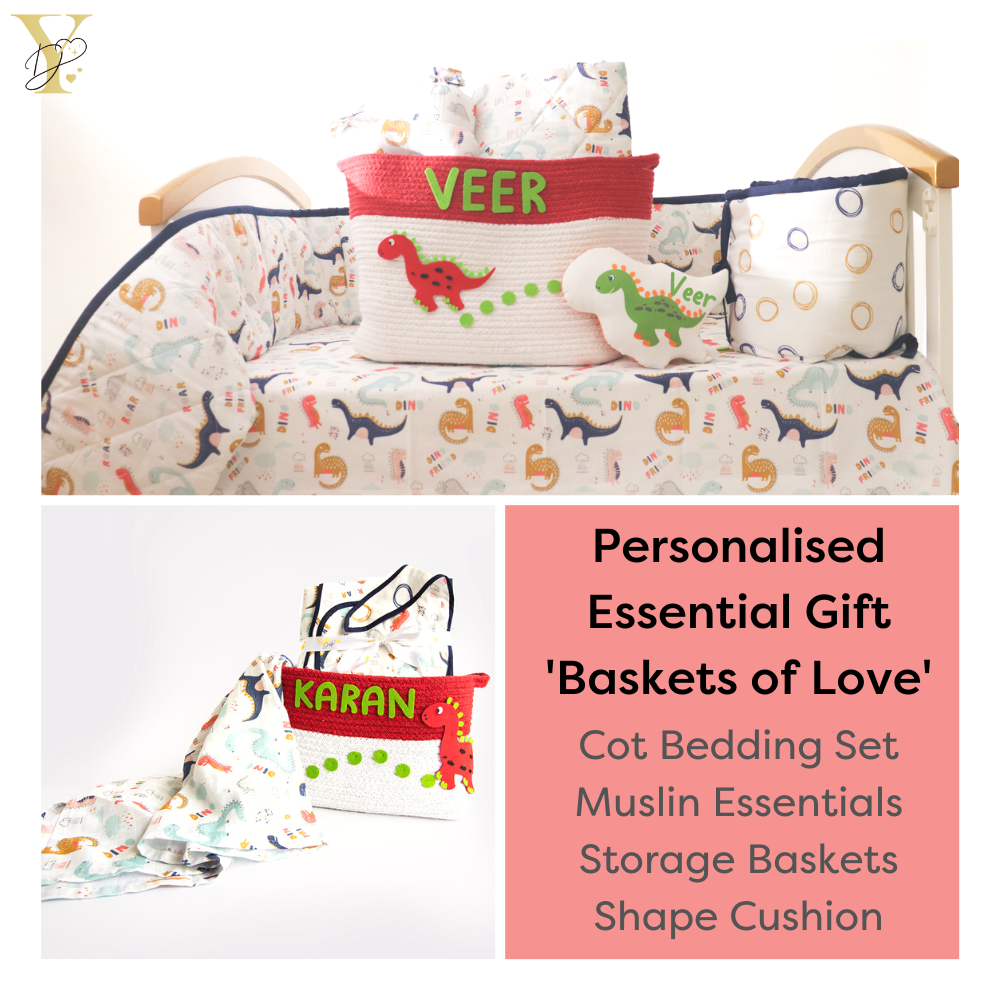 Dino Friend- Personalised Essential Gift 'Baskets Of Love'