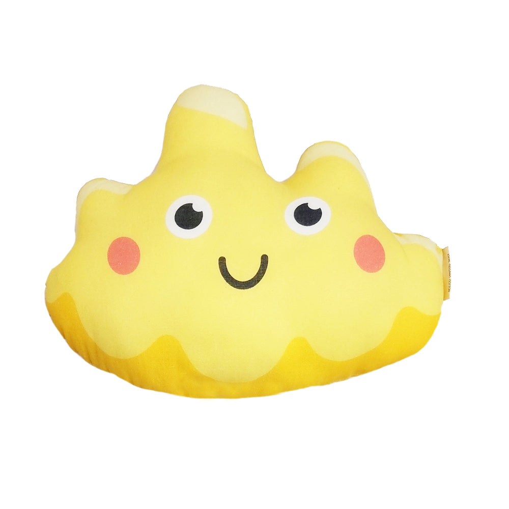 Little By Little Plush/Huggy/Toy Cushion Tot The Cloud Pillow, Yellow