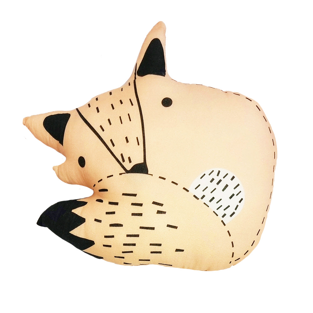 Little By Little Plush/Huggy/Toy Cushion Fiona The Fox Pillow, Peach