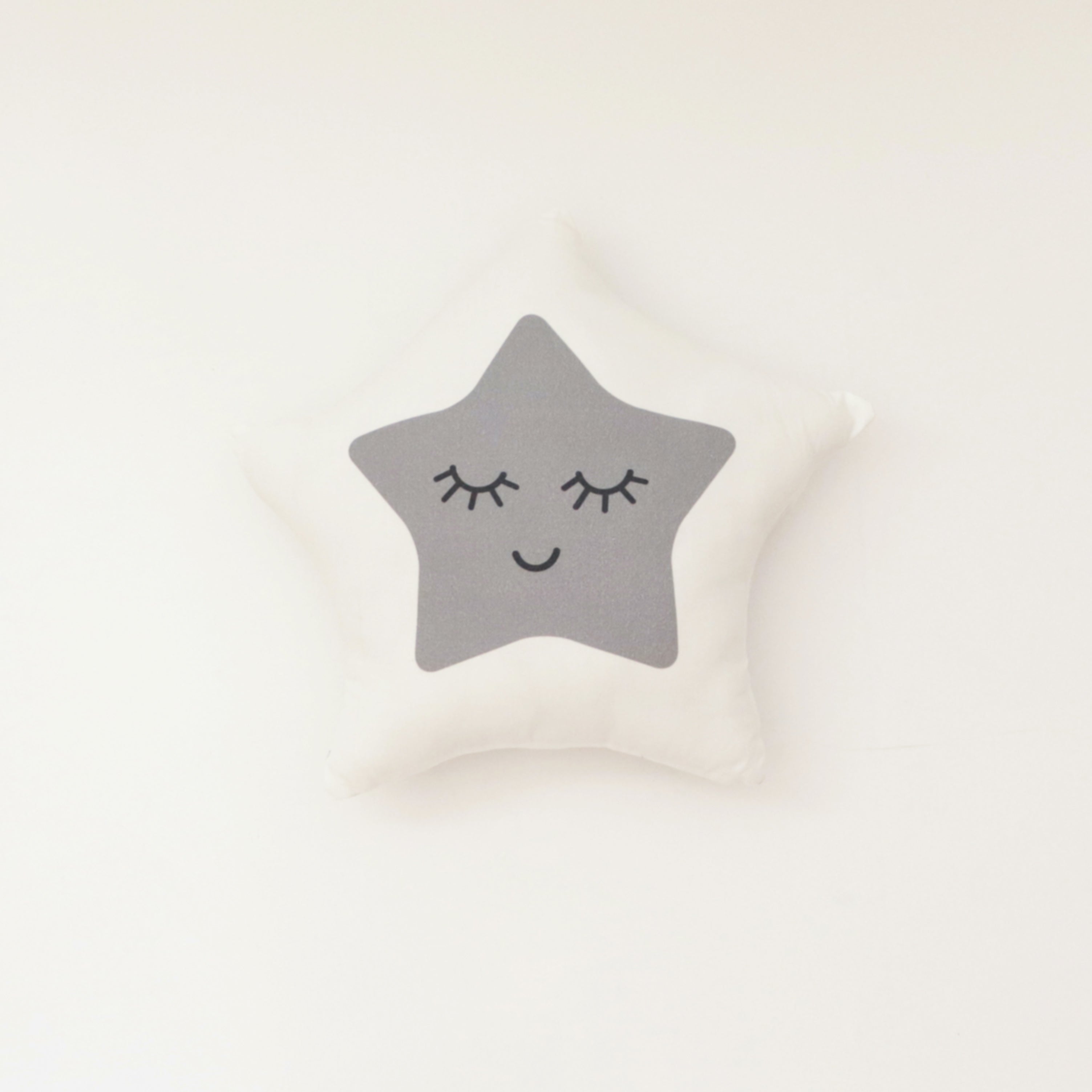 Star (Grey) - Shape Cushion