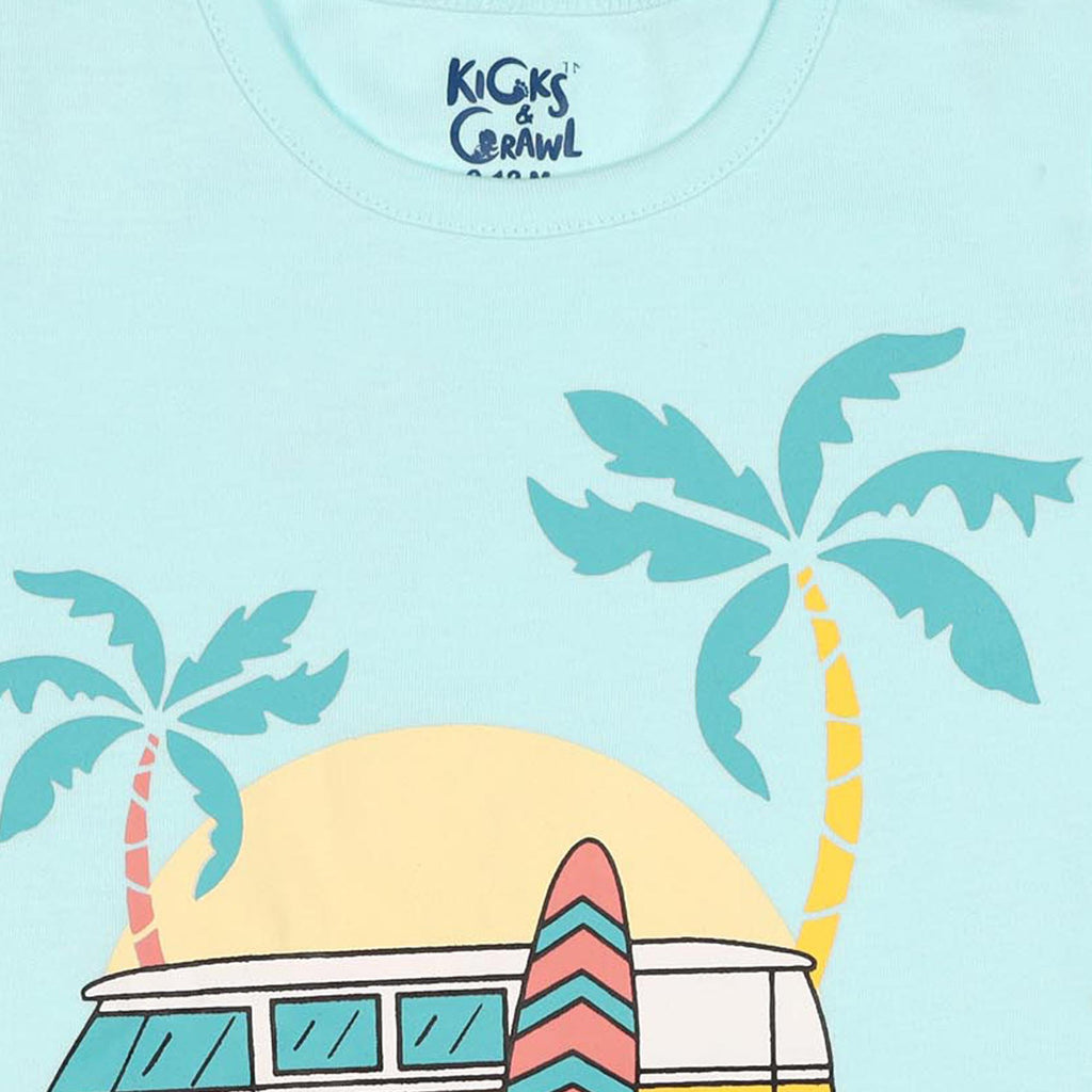 Kicks & Crawl - Sunset Surfers T-shirt - 3 Pack (NB, 0-24 Months)