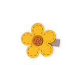 Nadorra Flower Power Brown Clip Set - Pack Of 4