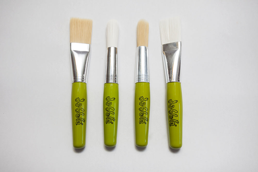 Dabble Chubby Brushes ( Baby's First Paint Brush)