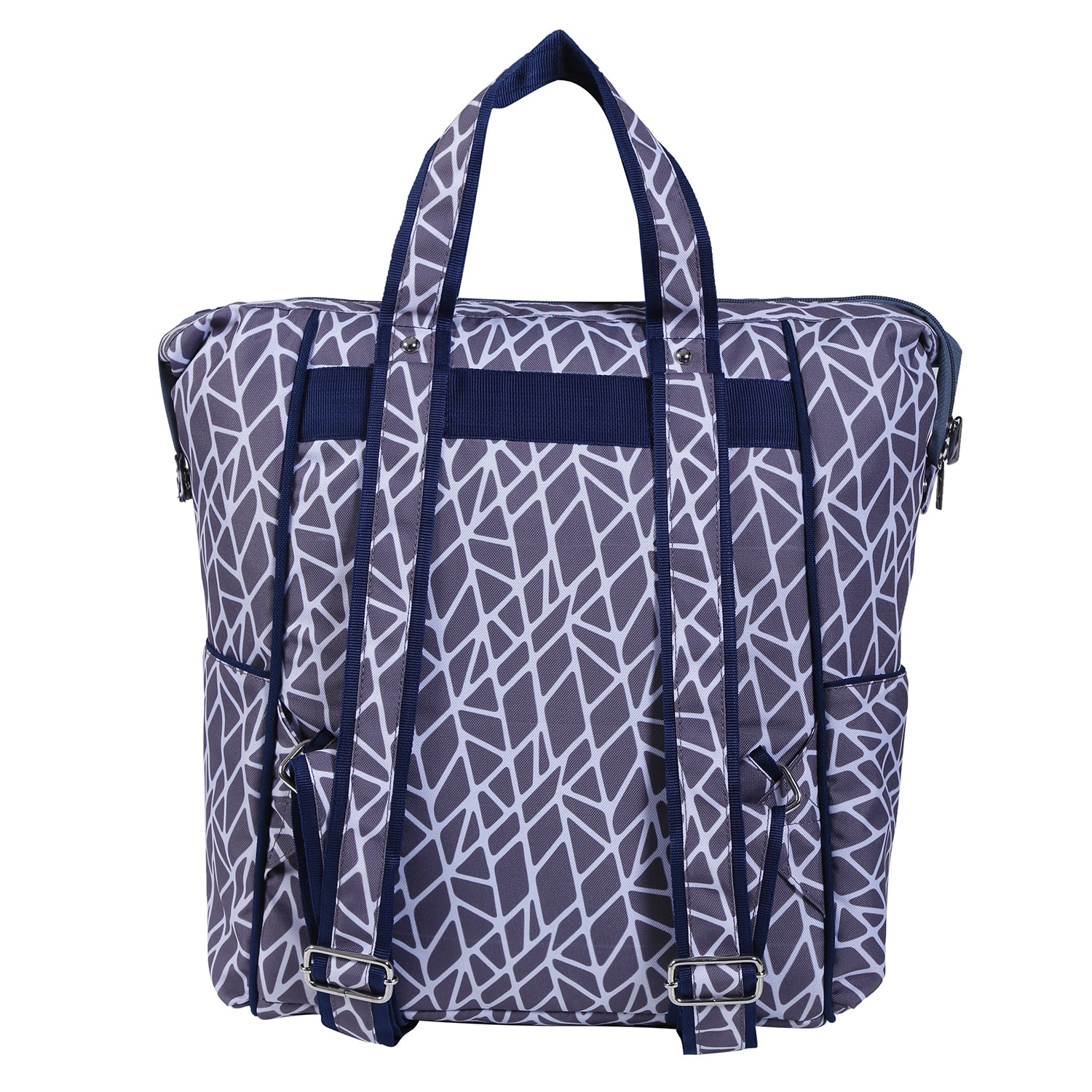 My Milestones Diaper Bag- Backpack Suave - Grey Mosaic