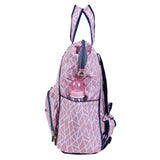 My Milestones Diaper Bag- Backpack Suave - Peach Mosaic