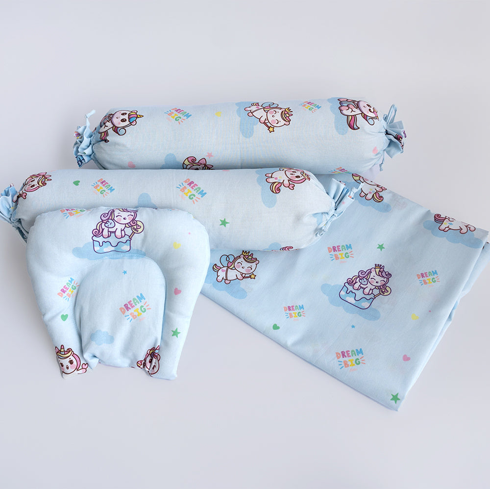 Unicorn Dreams - Cot Bedsheet Set