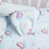 Unicorn Dreams - Cot Bedsheet Set (Fitted)