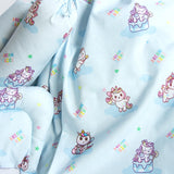 Unicorn Dreams - Cot Bedsheet Set (Fitted)