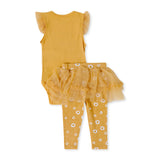 Giggles & Wiggles I’M A Sunflower Yellow Onesies With Legging