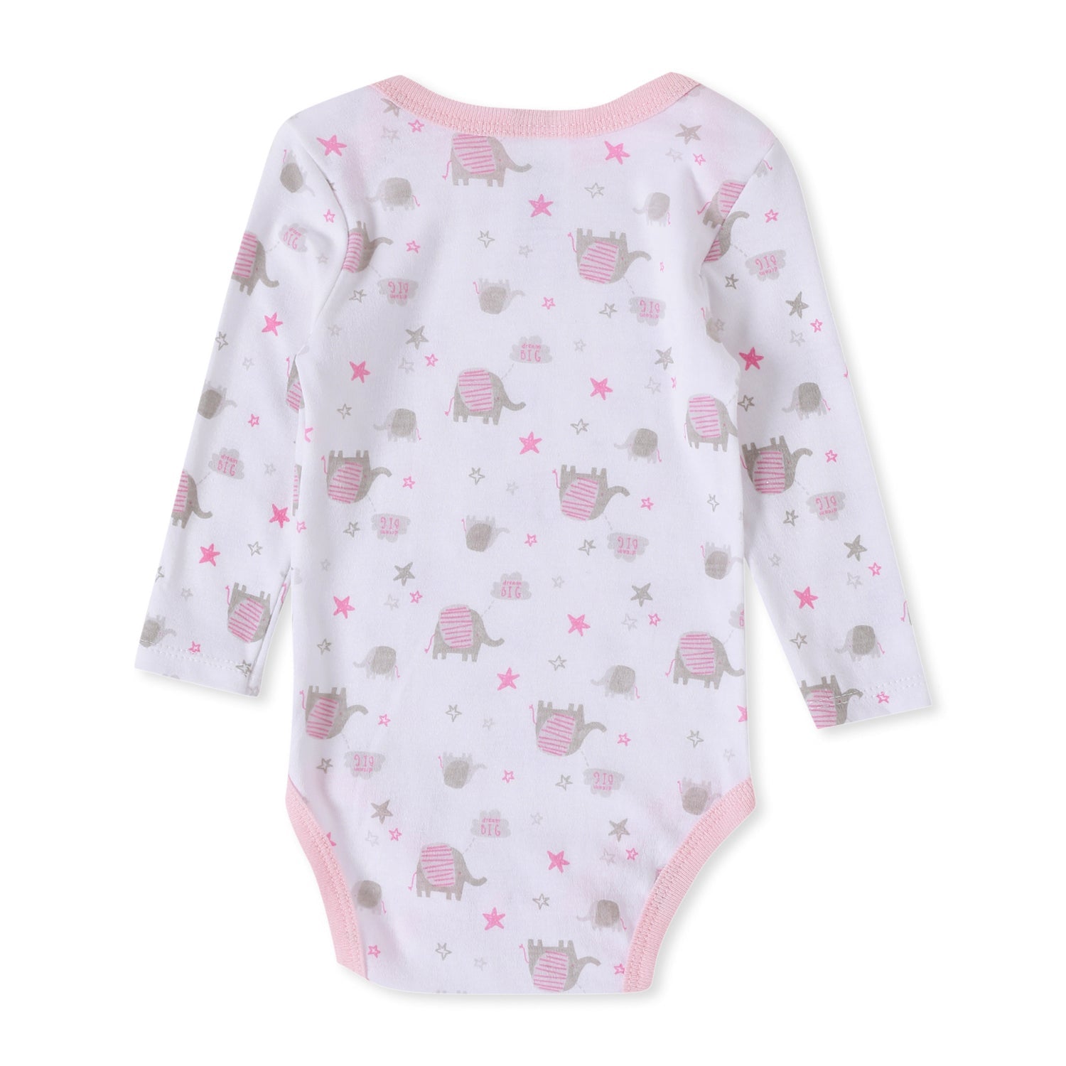 Giggles & Wiggles Elephant Parade Pink Onesies With Legging