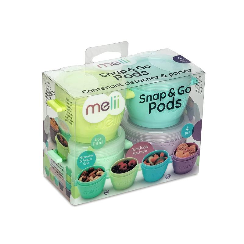 Meeli Snack and Go Pods contenedor de comida sellado portátil para