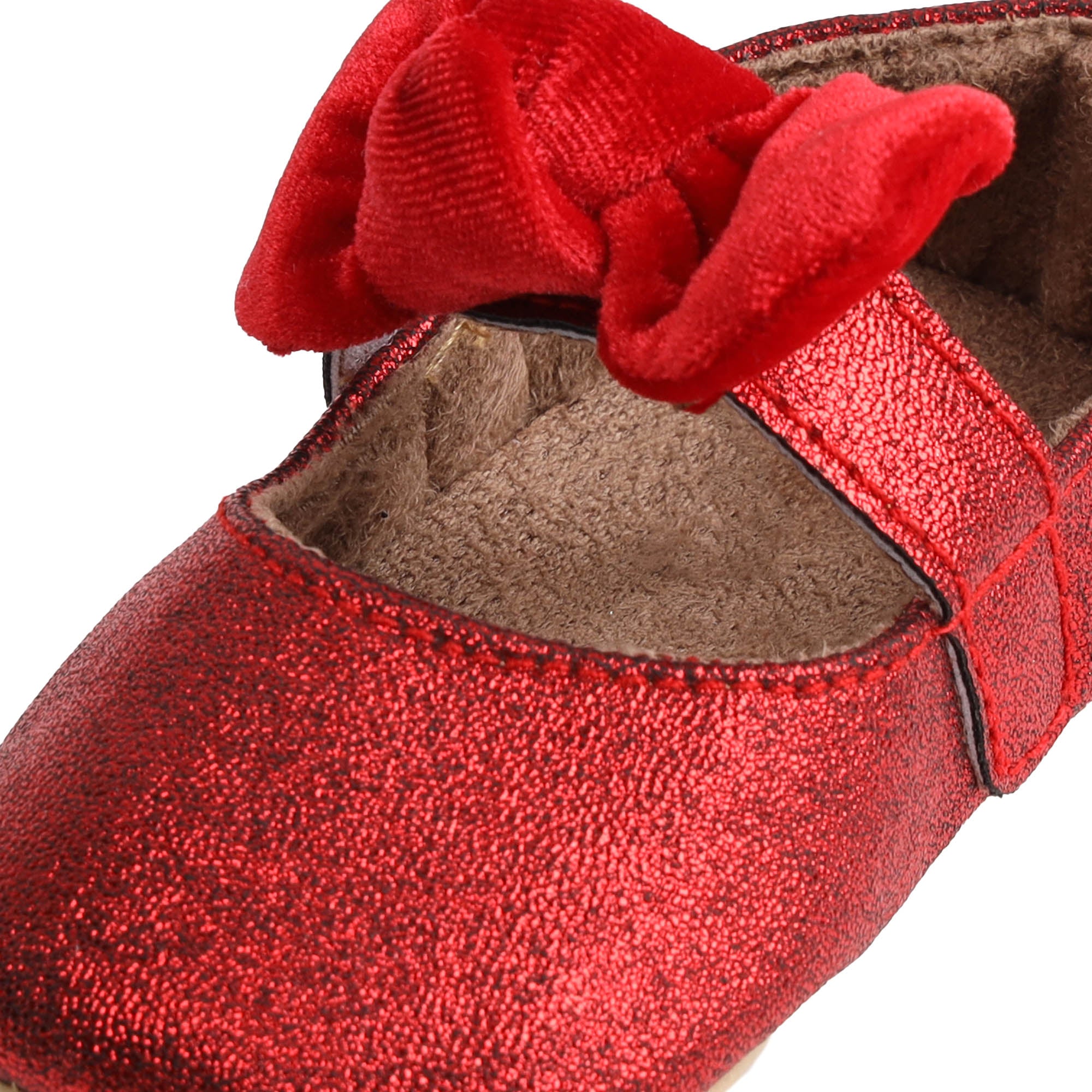 Kicks & Crawl- Cherry Red Party Shoes