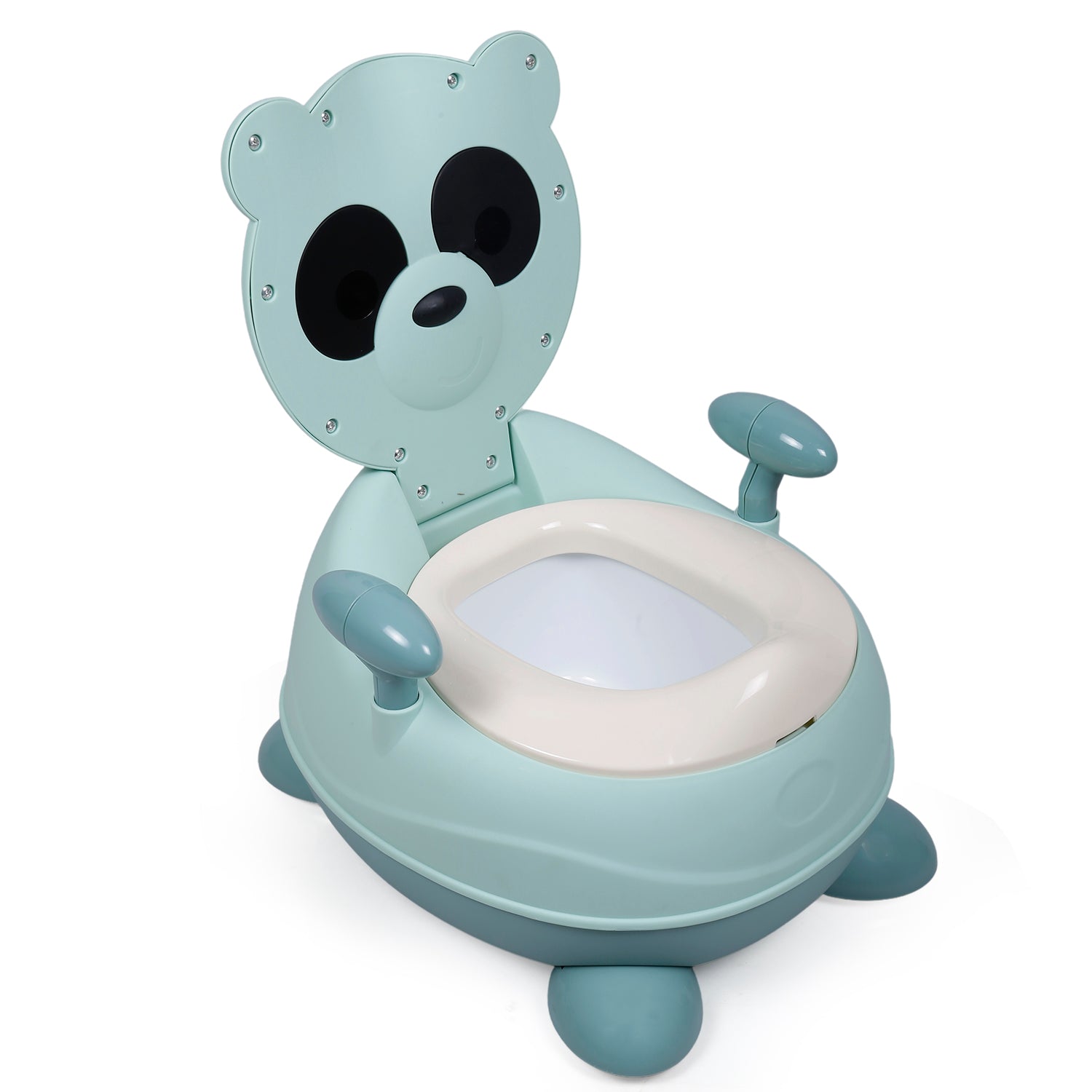 Baby Moo Toilet Training Potty Chair Panda Shaped Mint Green